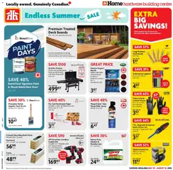 Preview of Home Hardware weekly flyer / circulaire from shop Home Hardware valid from Jul 30, 2026