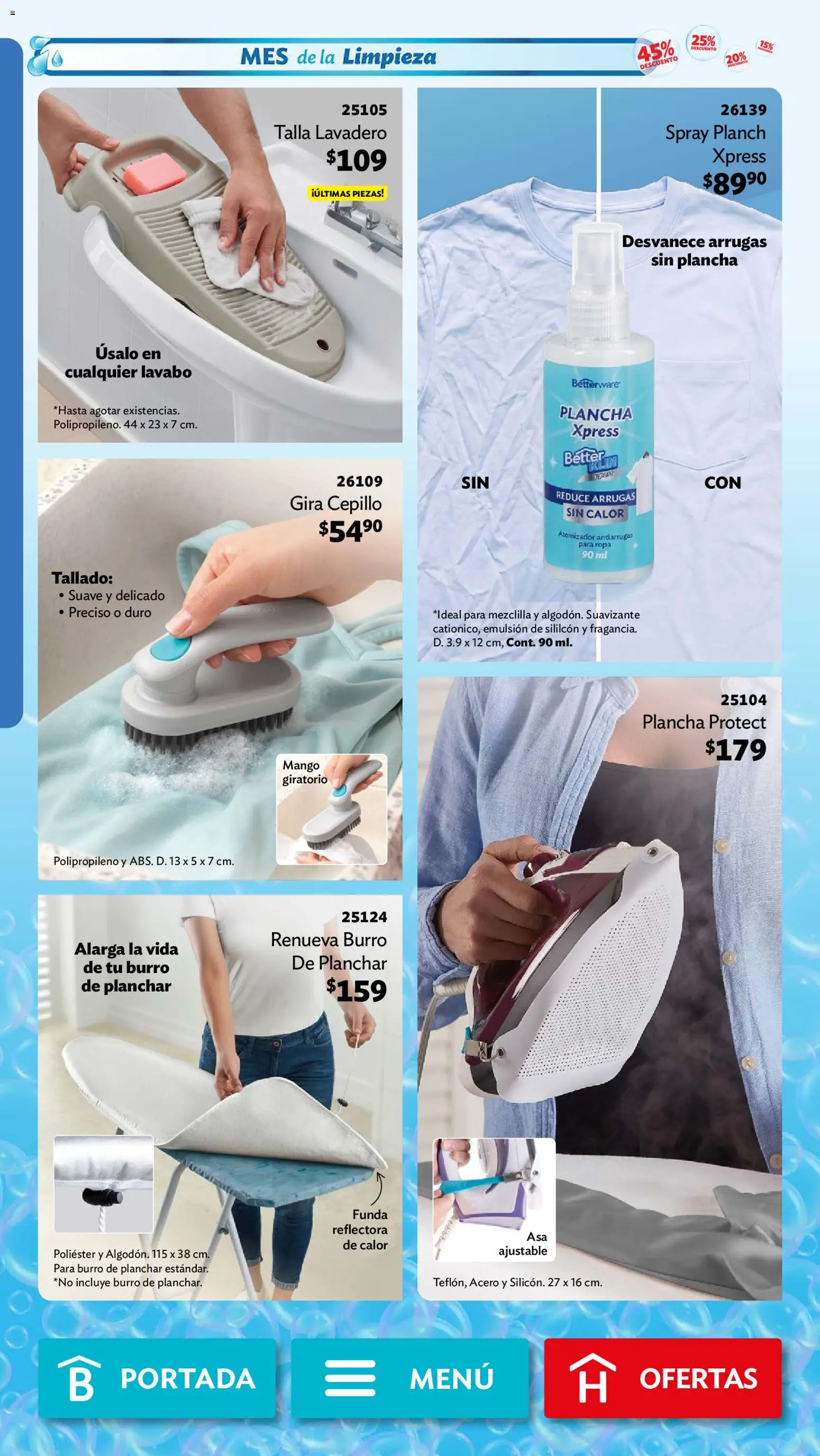 Nuevas ofertas de Betterware válidas en toda la República Mexicana desde el 28/09/2026. ¡Encuentra las mejores ofertas en Betterware campaña 10 2026! | Página: 96