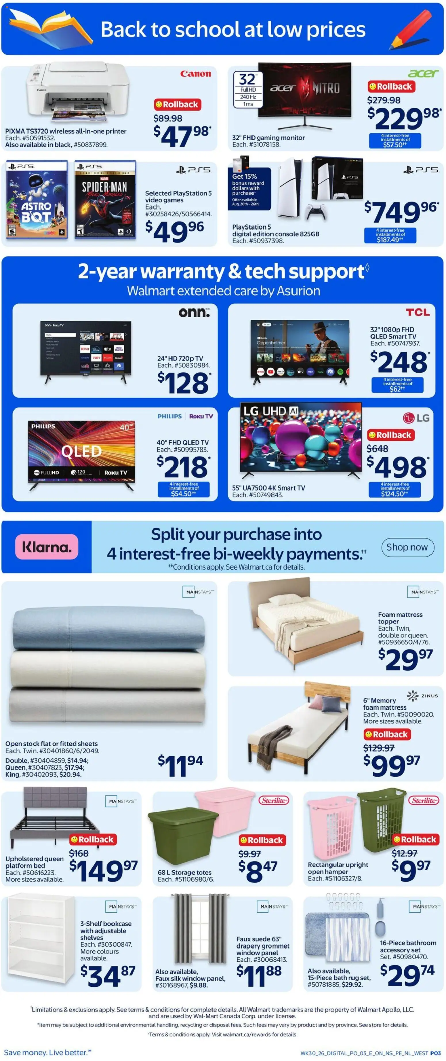 Walmart flyer valid from Aug 20, 2026 | Page: 3