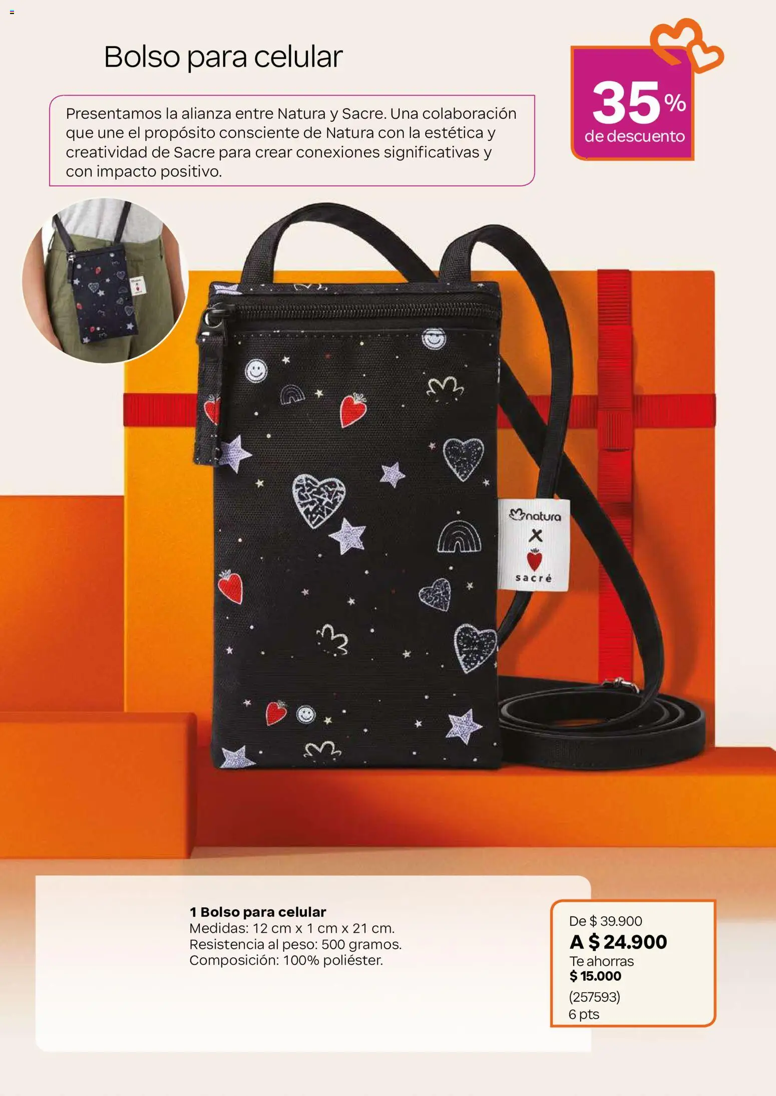 Natura revista - valida desde el 22/07/2026 | Página: 42 | Productos: Bolso, Té, Peso