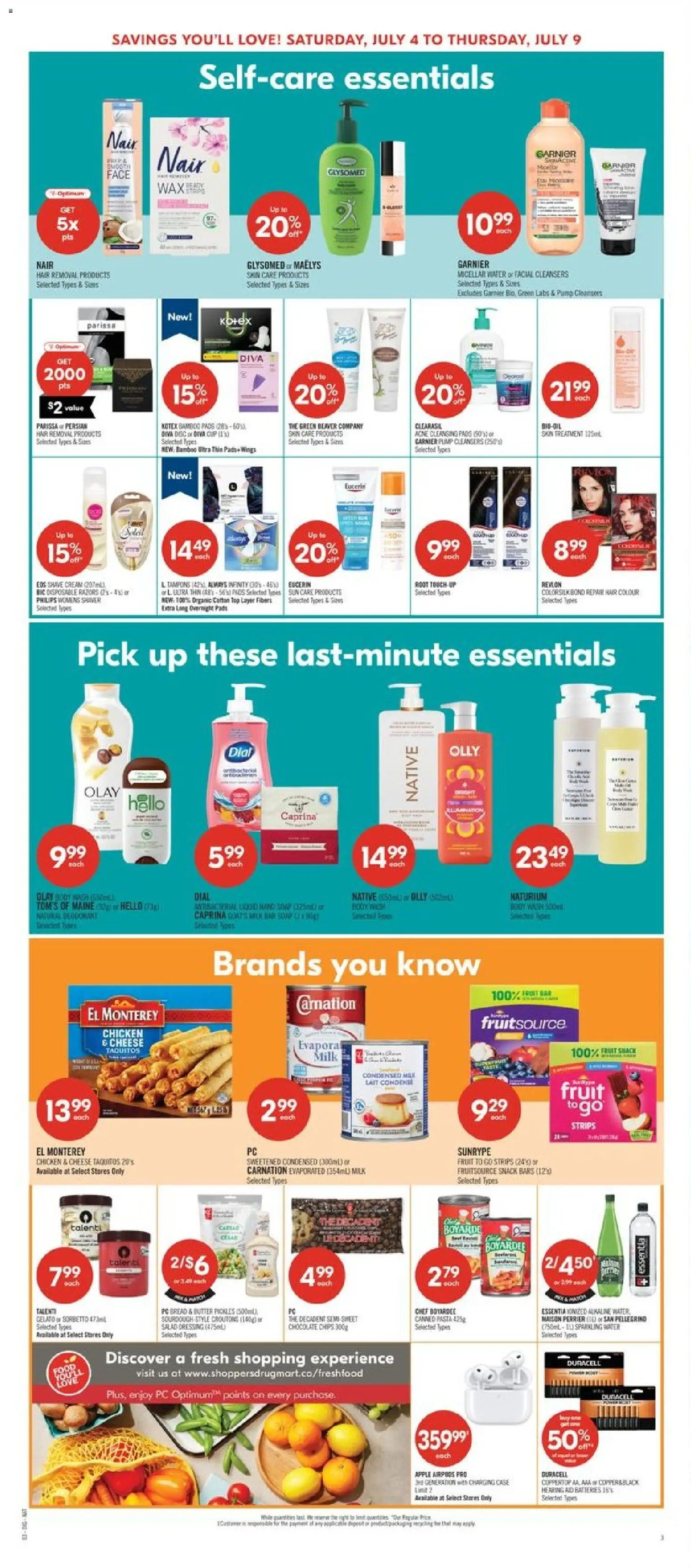 Shoppers Flyer from Jul 3, 2026 - Unlock Huge Savings | Canada