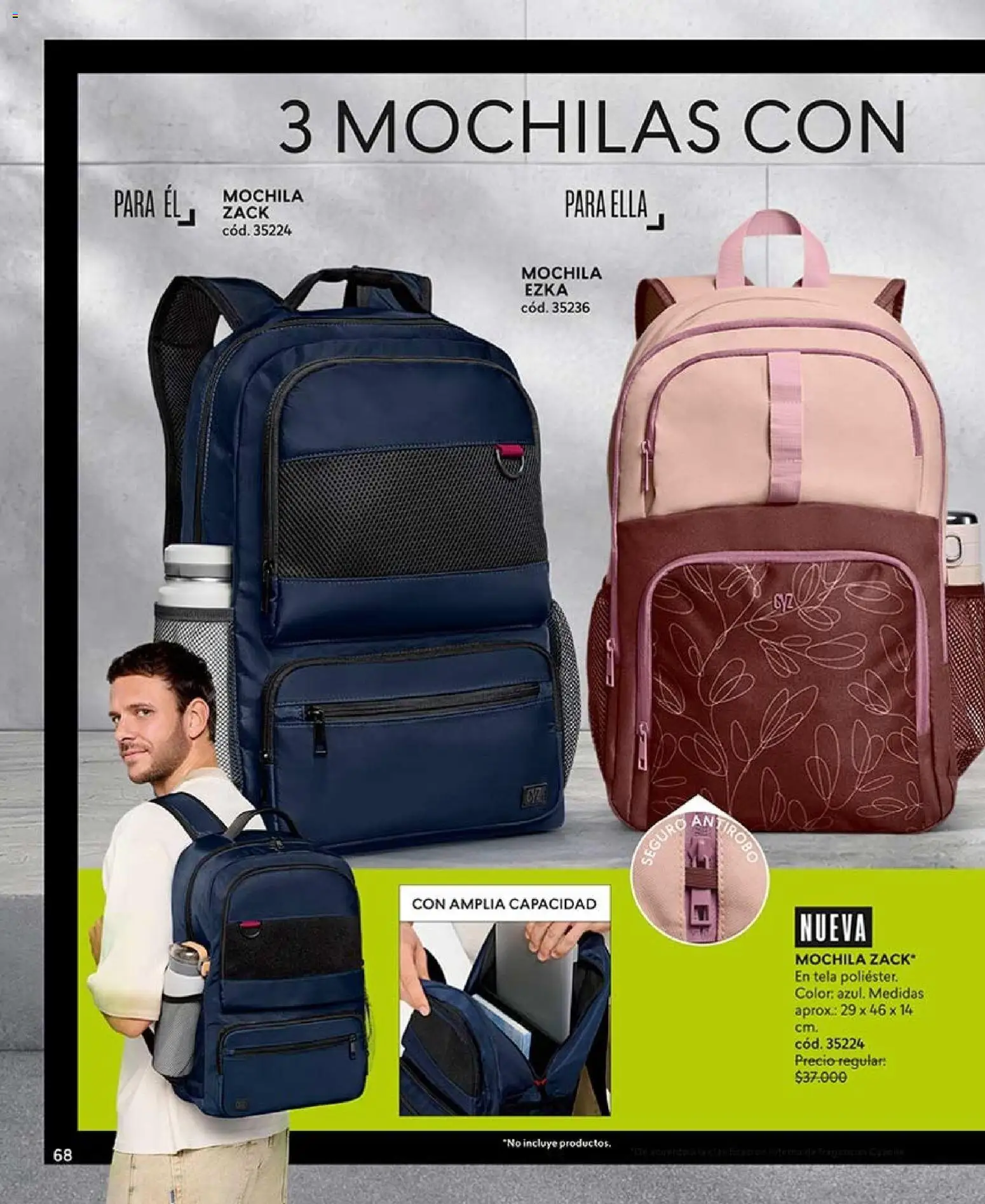 Catálogo CyZone Campaña 15 │ válido desde el 06.09.2026 | Página: 68 | Productos: Mochila