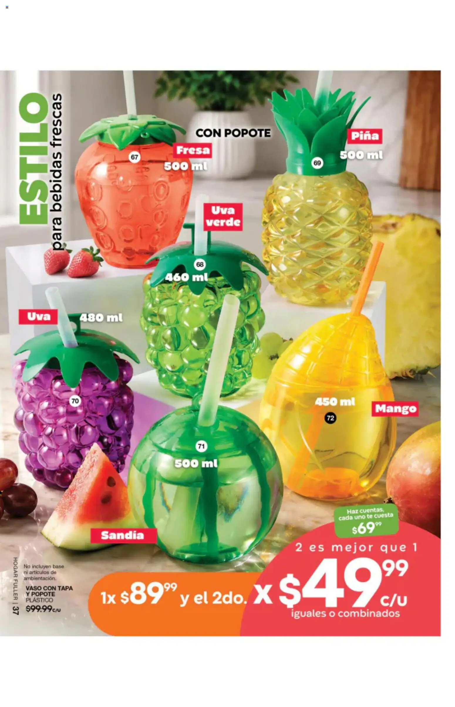 Nuevas ofertas de Fuller válidas en toda la República Mexicana desde el 08/07/2026. ¡Encuentra las mejores ofertas en Fuller campaña 7 2026! | Página: 30 | Productos: Fresa, Sandía, Piña, Té