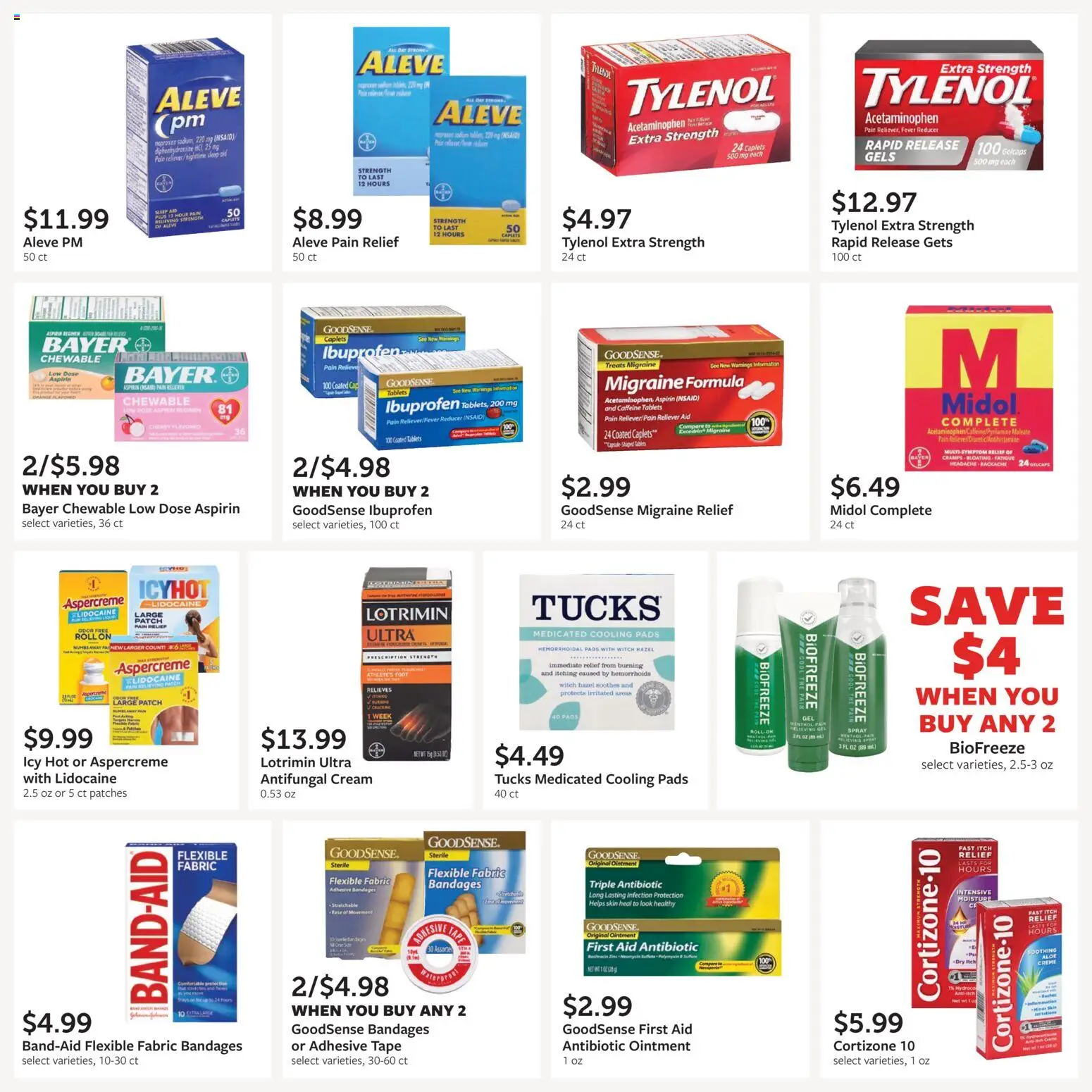 Fareway Monthly Ad - valid from 08/31/2026 | Page: 41 | Products: Adhesive, Pads, Cream, Cap