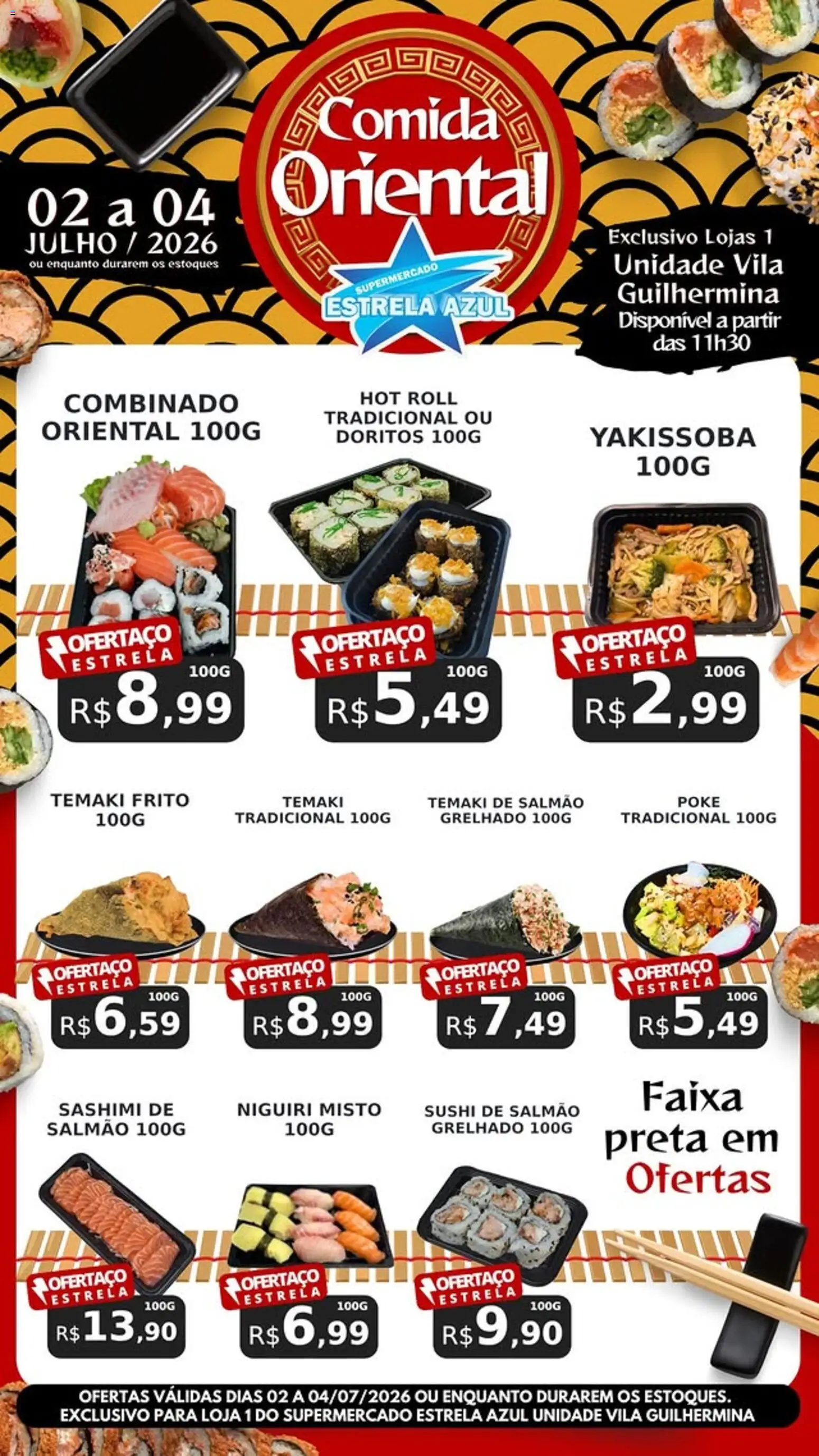 Estrela Azul Folheto - válido de 02/07/2026 | Página: 1 | Produtos: Salmão