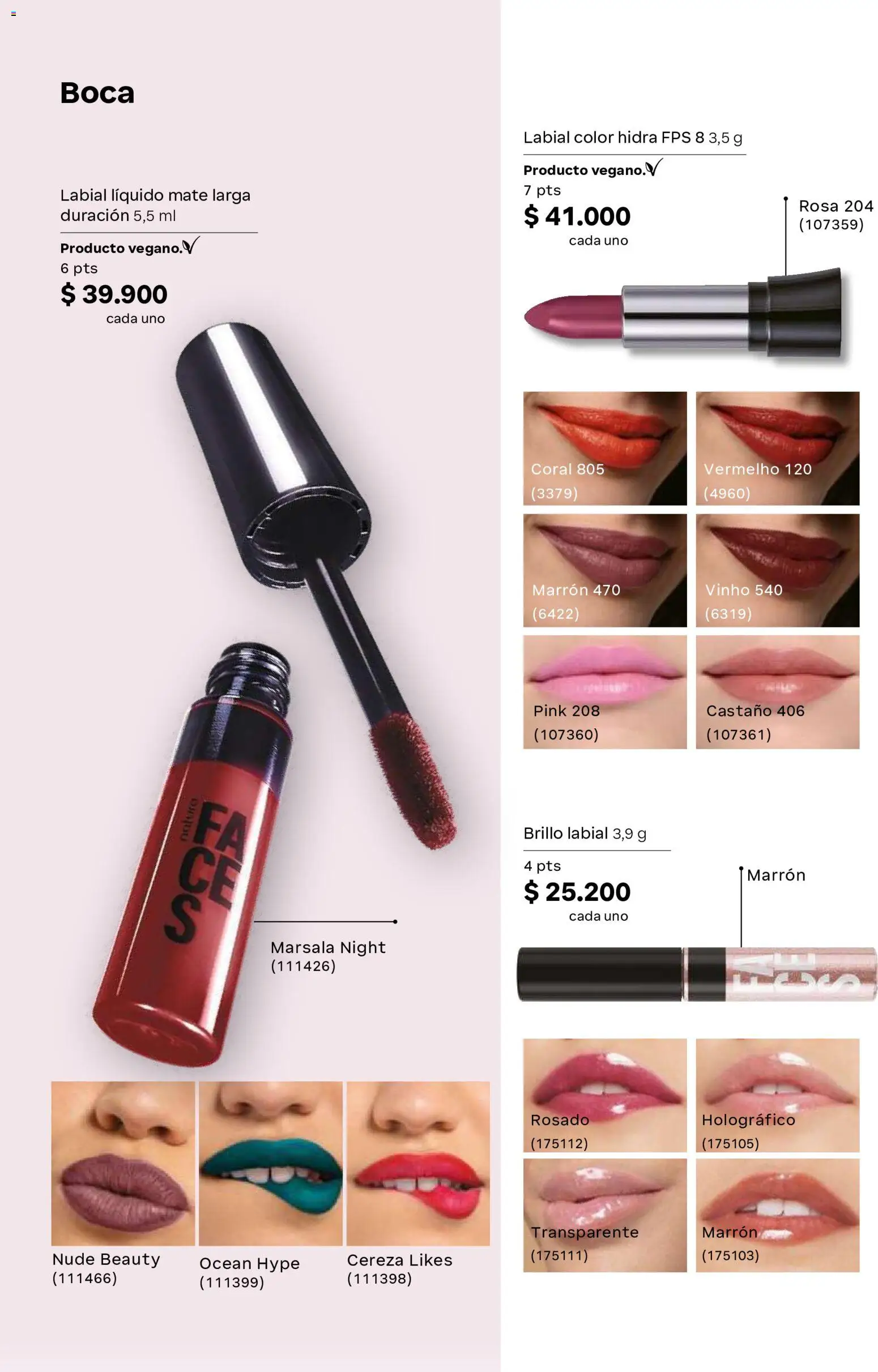 Natura revista - valida desde el 02/09/2026 | Página: 80 | Productos: Brillo