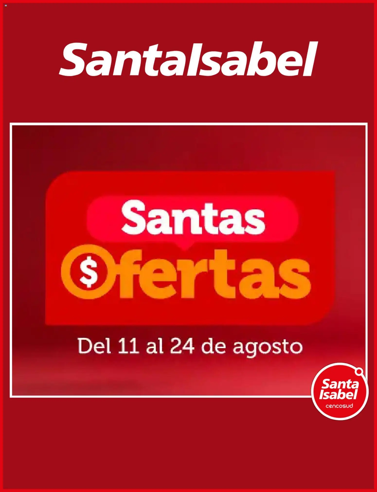 Santa Isabel Ofertas │ válido desde el 10.08.2026 | Página: 1