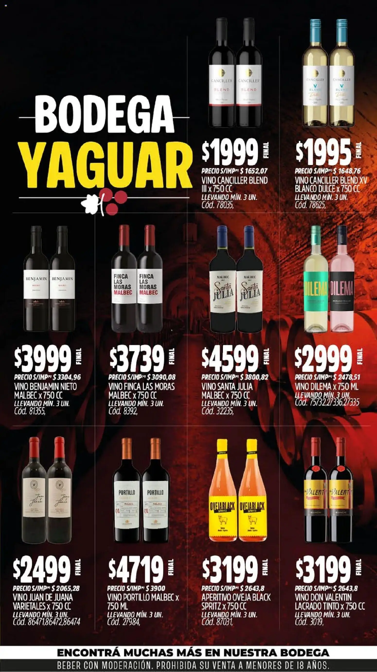 Yaguar - Oferta Semanal Trelew │ válido desde el 10/08/2026 | Página: 6 | Productos: Dulce, Vino
