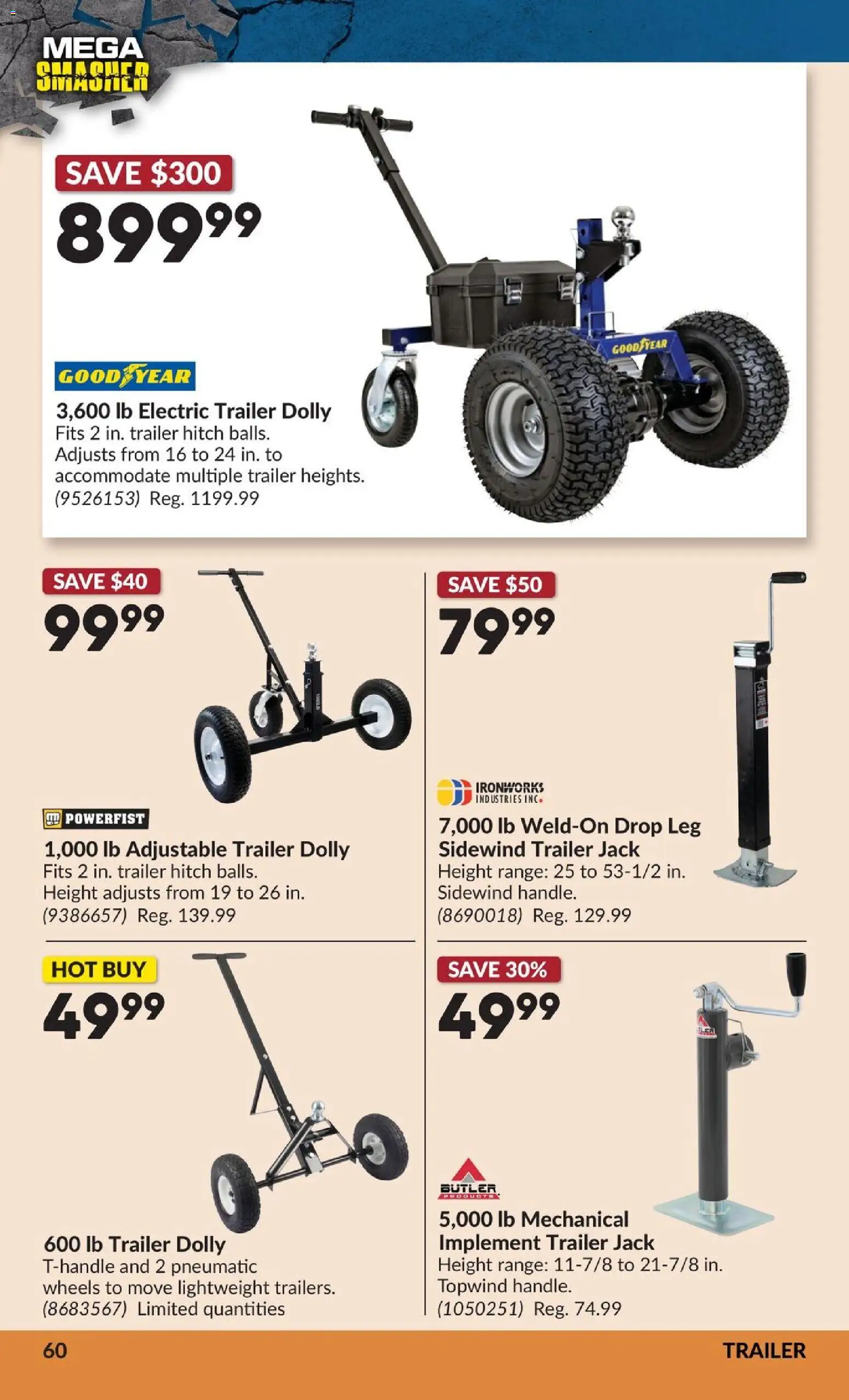 Princess Auto flyer valid from Sep 8, 2026 | Page: 64 | Products: Trailer
