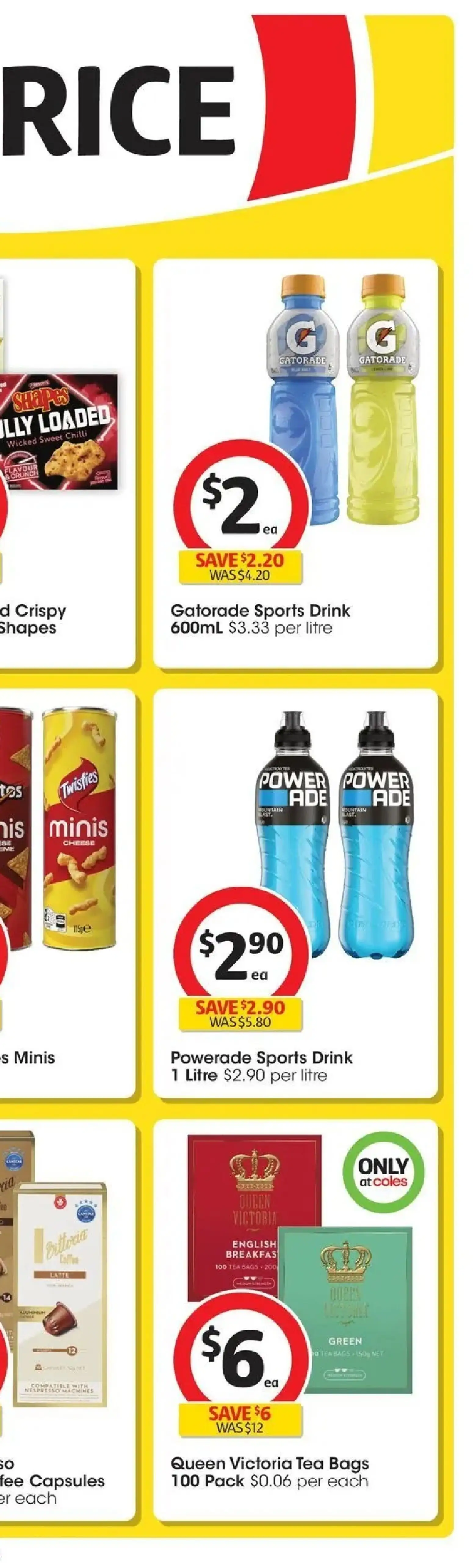 Coles catalogue - valid from 17.06.2026 | Page: 9 | Products: Cheese, Rice, Tea, Chilli