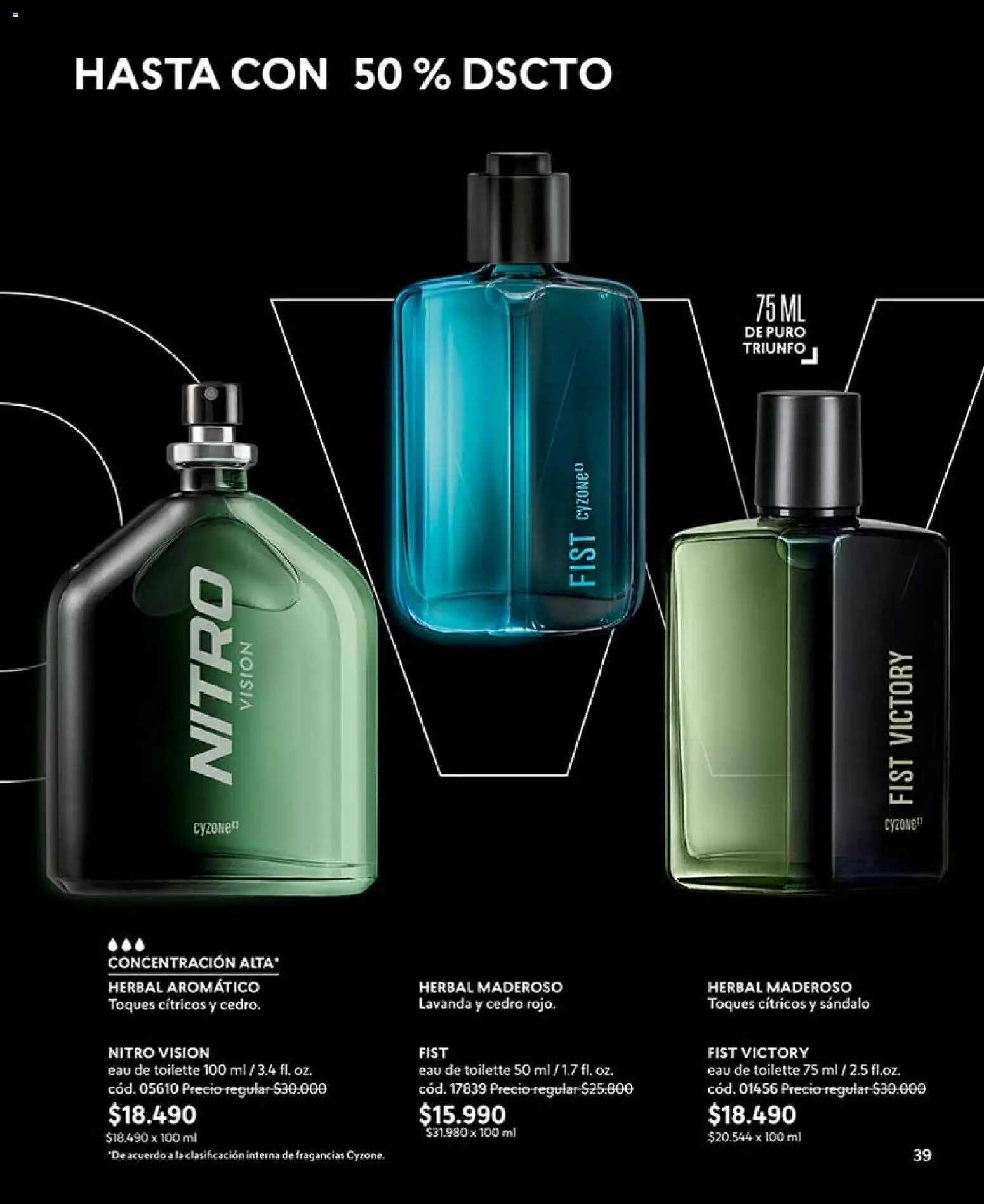 Catálogo CyZone Campaña 13 │ válido desde el 25.07.2026 | Página: 39 | Productos: Eau de toilette