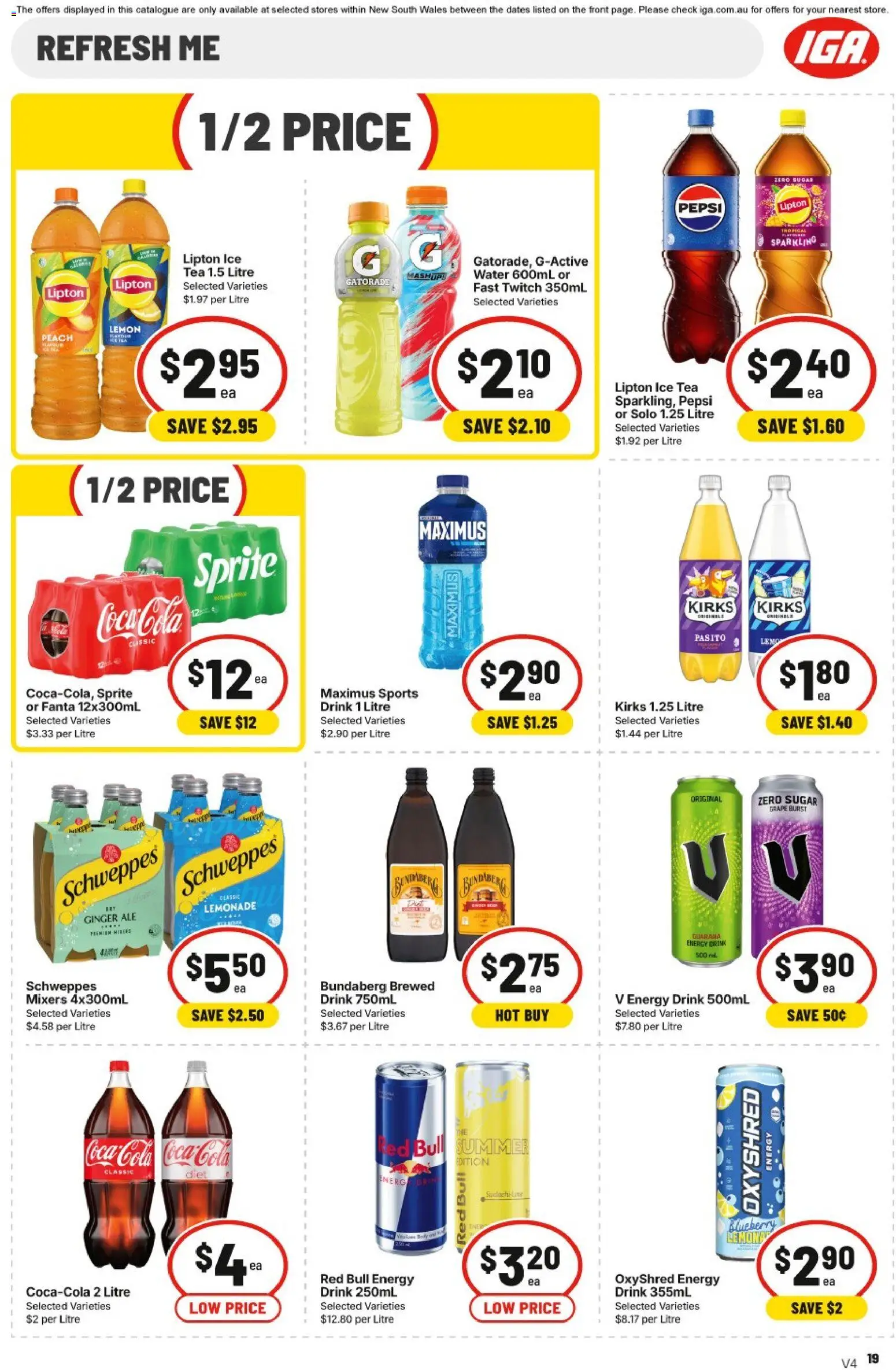 IGA catalogue - valid from 30/09/2026 | Page: 24 | Products: Tea, Pepsi, Sugar, Lemon