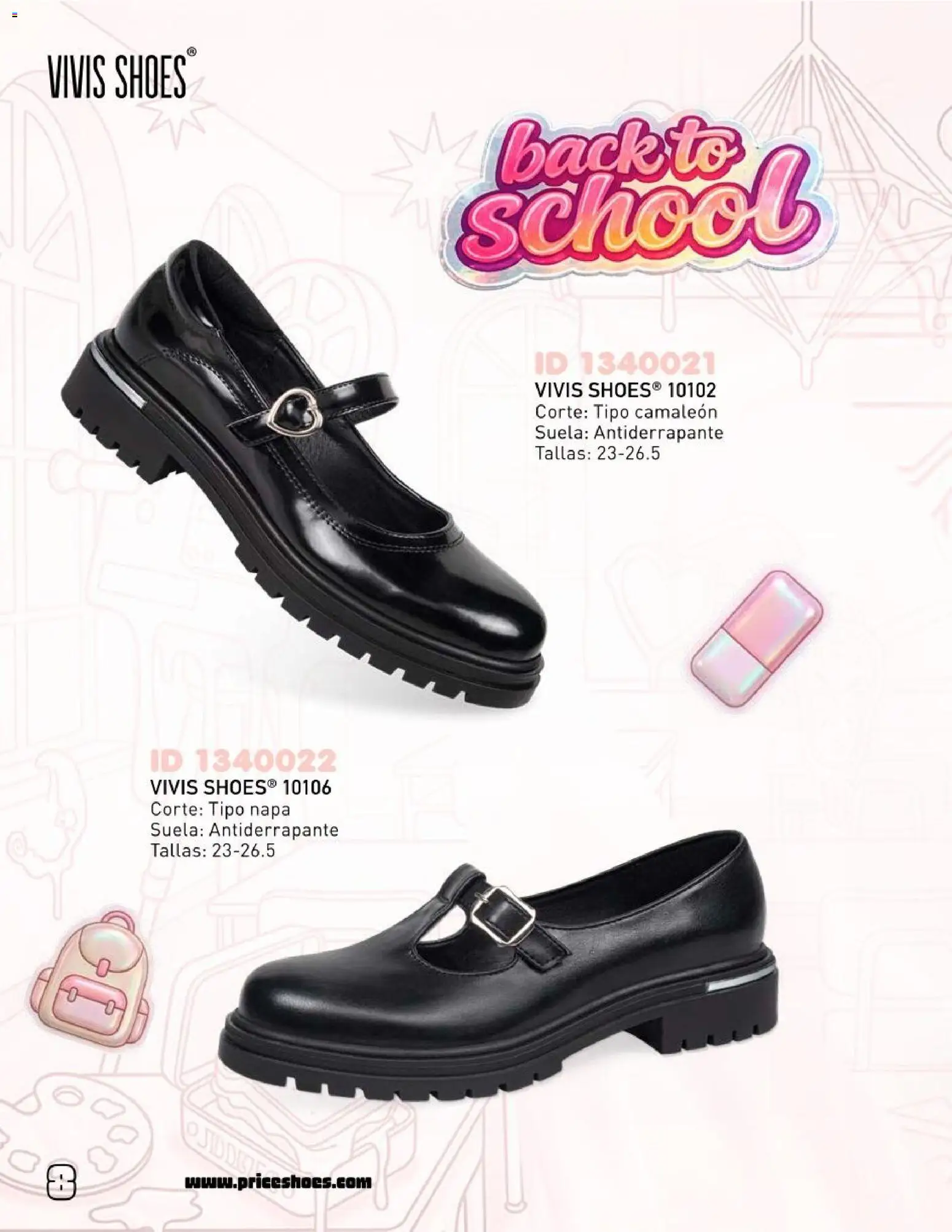 Nuevas ofertas de Price Shoes válidas en toda la República Mexicana desde el 12.06.2026. ¡Encuentra las mejores ofertas en Price Shoes catálogo Escolar! | Página: 8