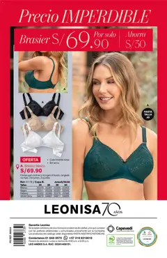 Vista previa de folleto Leonisa catálogo  - Campaña 10 de la Leonisa válido desde 25/06/2026 | Página: 140 | Productos: Cámara