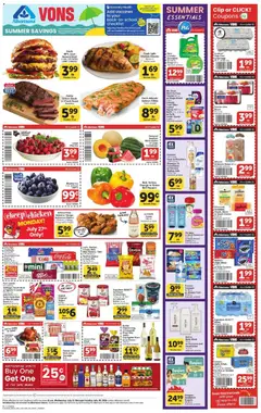 Preview of Vons weekly ads valid from 07/22/2026