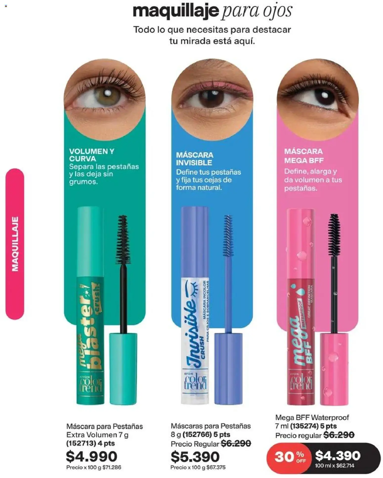 Catálogo Avon Campaña 14 │ válido desde el 15.09.2026 | Página: 39 | Productos: Maquillaje, Máscara