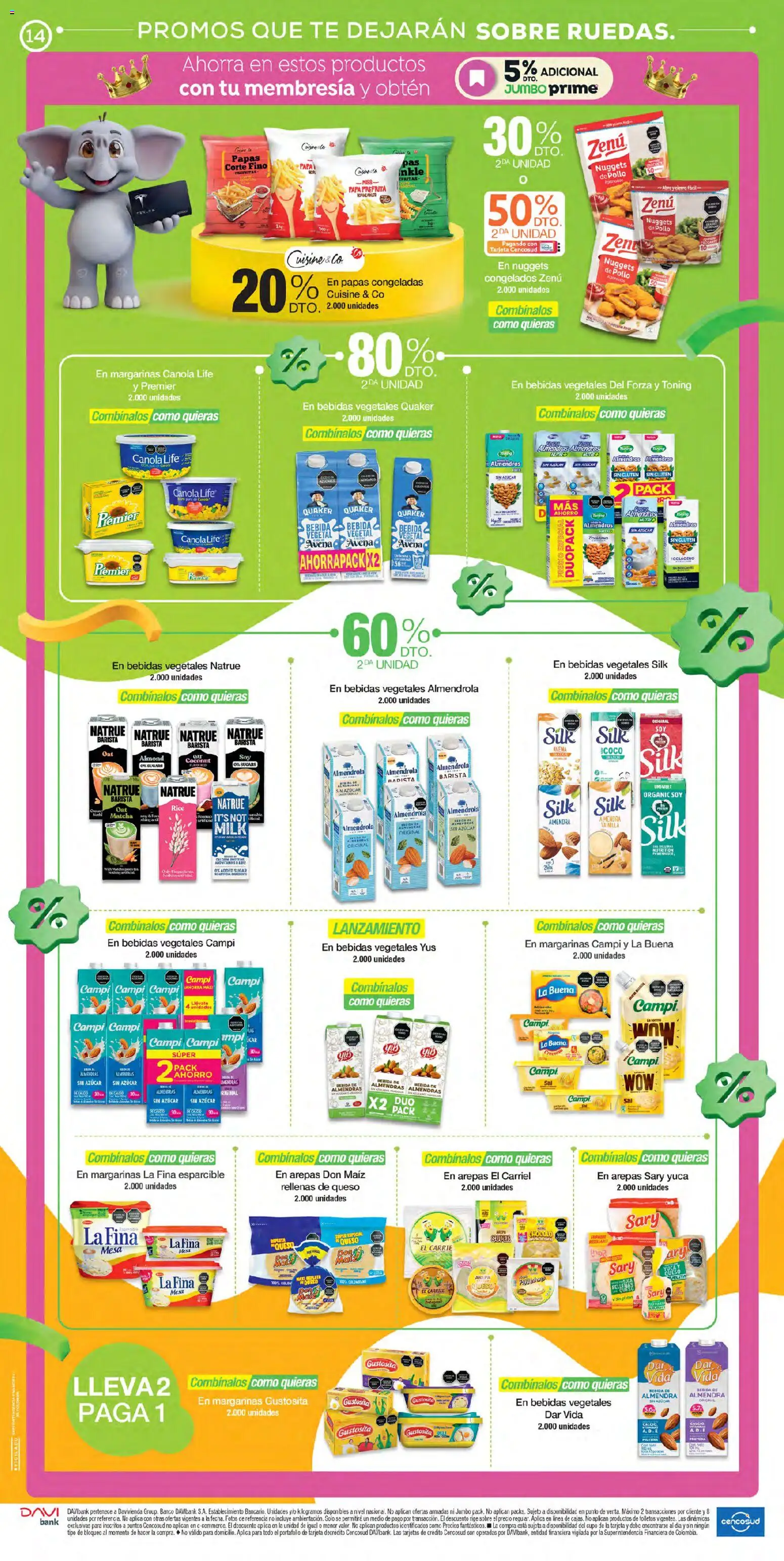 Jumbo revista - valida desde el 24/09/2026 | Página: 14 | Productos: Bebidas, Avena, Maiz, Vainilla