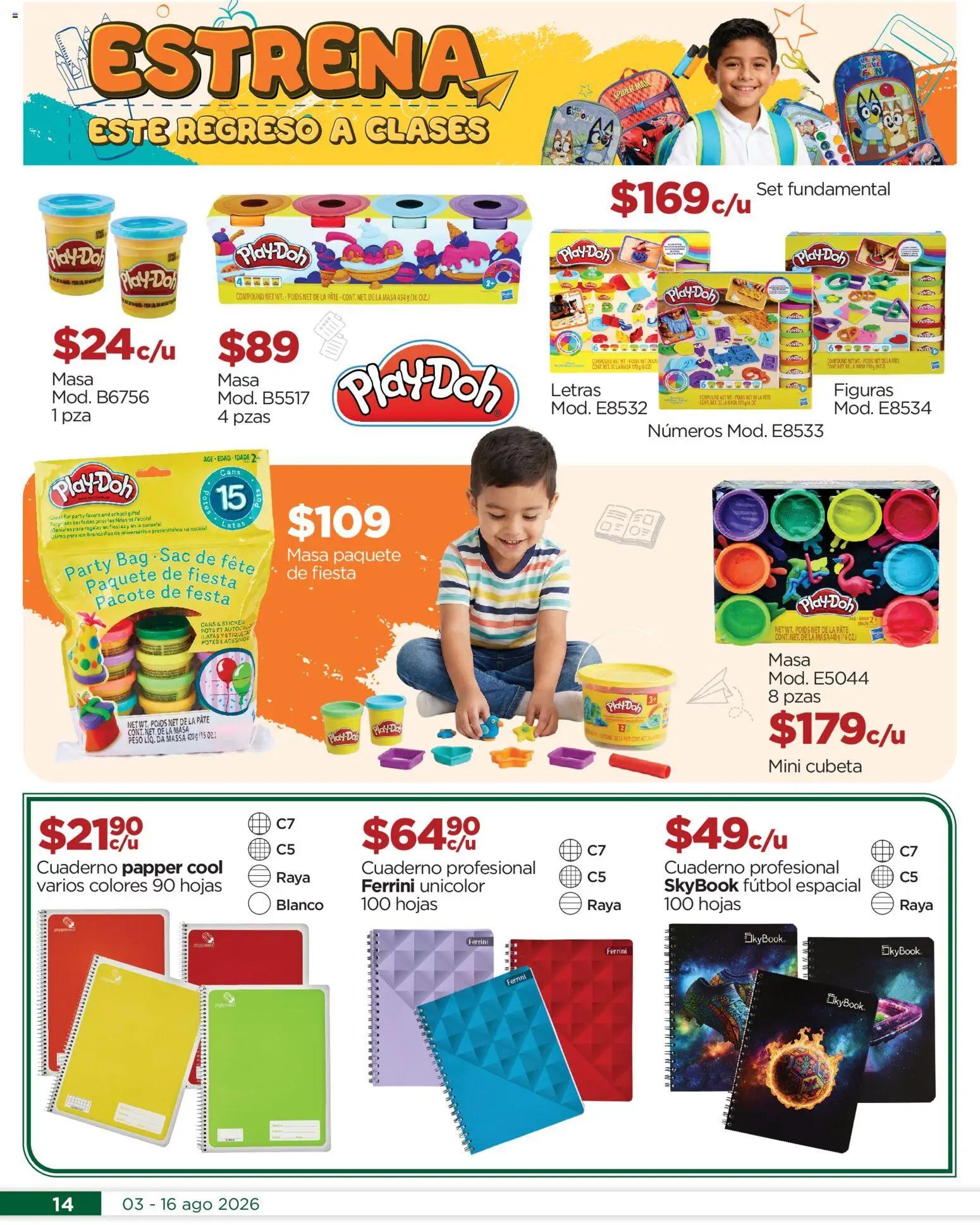 Nuevas ofertas de Chedraui válidas en toda la República Mexicana desde el 03/08/2026. ¡Encuentra las mejores ofertas en Chedraui folleto Por Ti ofertones! | Página: 14