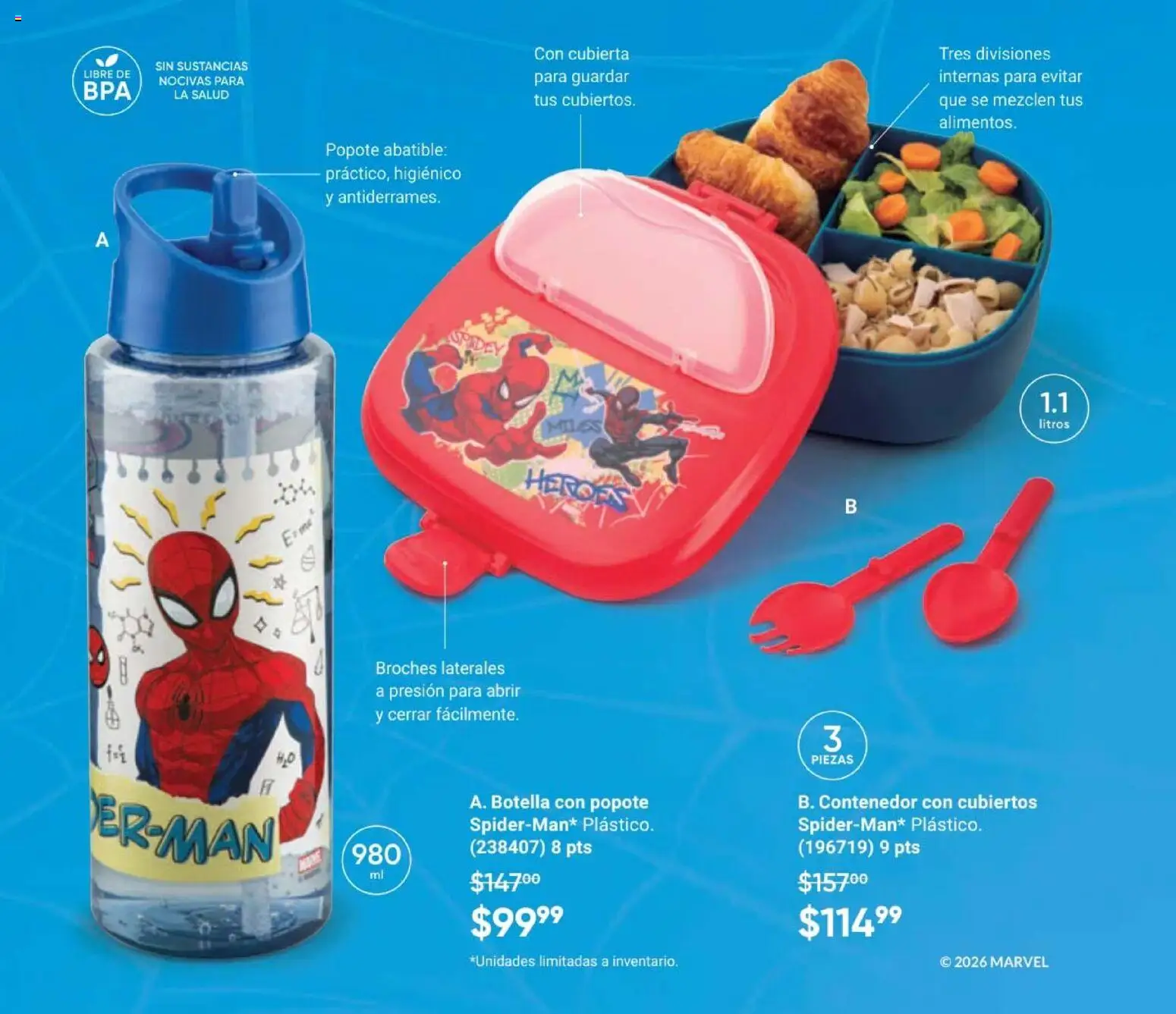Nuevas ofertas de AVON válidas en toda la República Mexicana desde el 11/09/2026. ¡Encuentra las mejores ofertas en AVON Casa & Estilo 14 2026! | Página: 171 | Productos: Alimentos, Contenedor, Botella