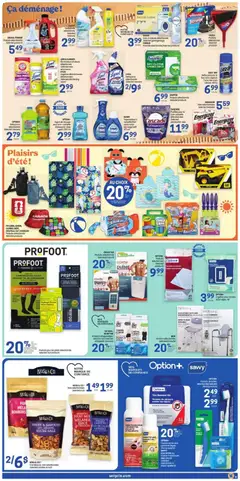 Preview of Uniprix weekly flyer / circulaire from shop Uniprix valid from Jun 25, 2026 | Page: 6 | Products: Dishwasher, Bath, Shower, Socks