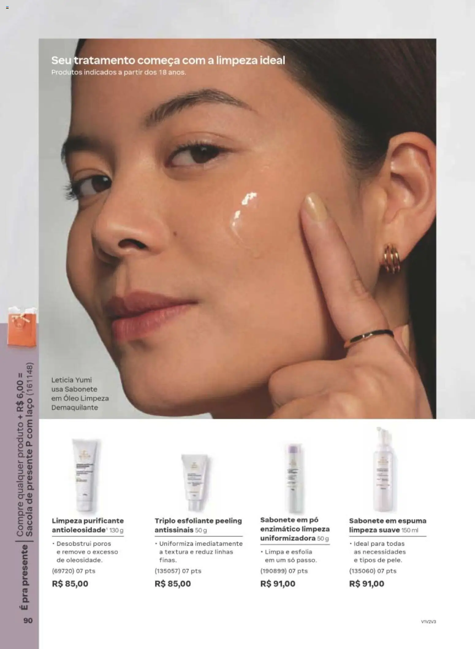 Natura Folheto - válido de 29/06/2026 | Página: 90 | Produtos: Pó, Óleo, Demaquilante, Sabonete