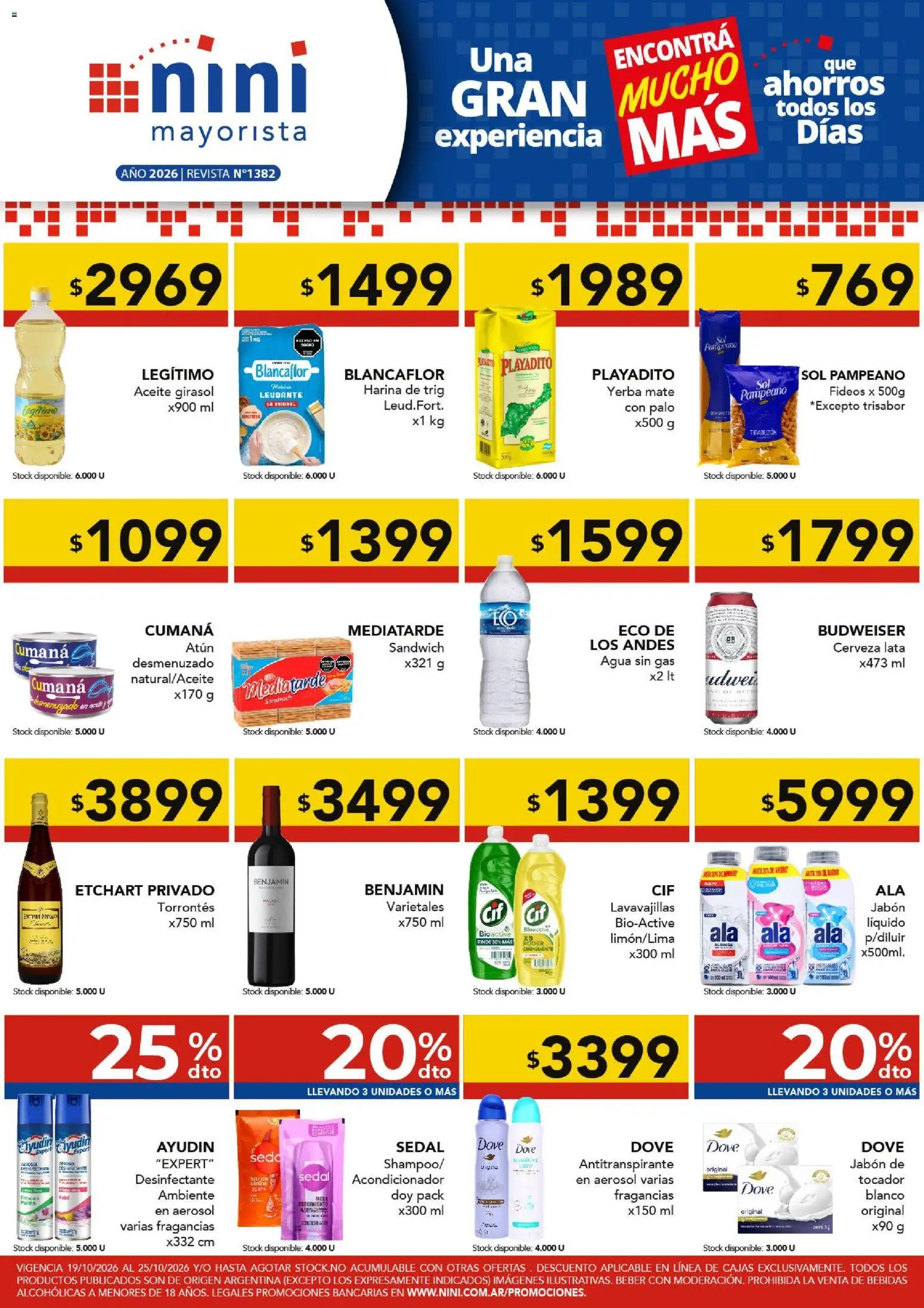 NINI Mayorista catálogo │ válido desde el 19/10/2026 | Página: 1