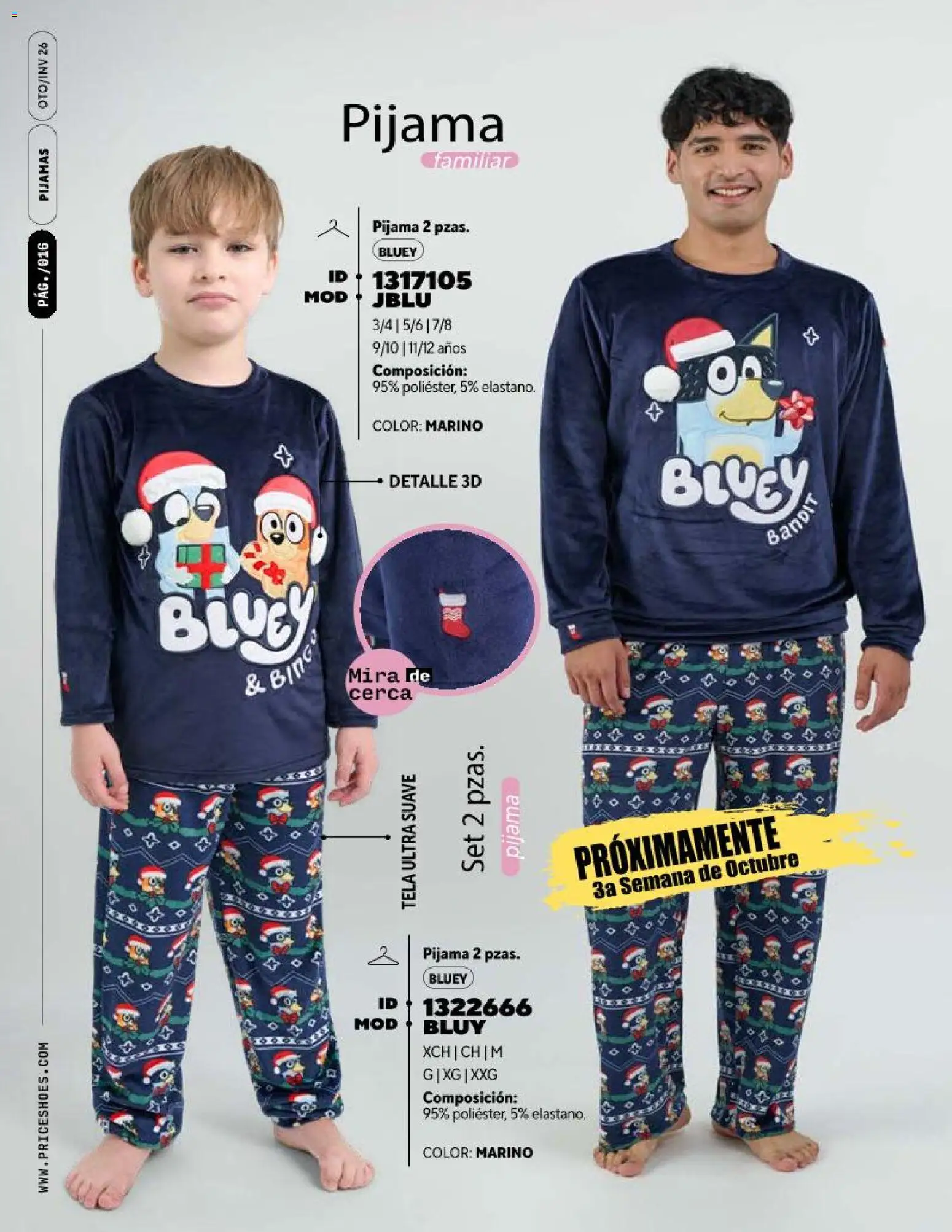 Nuevas ofertas de Price Shoes válidas en toda la República Mexicana desde el 07/10/2026. ¡Encuentra las mejores ofertas en Price Shoes catálogo Pijamas! | Página: 16