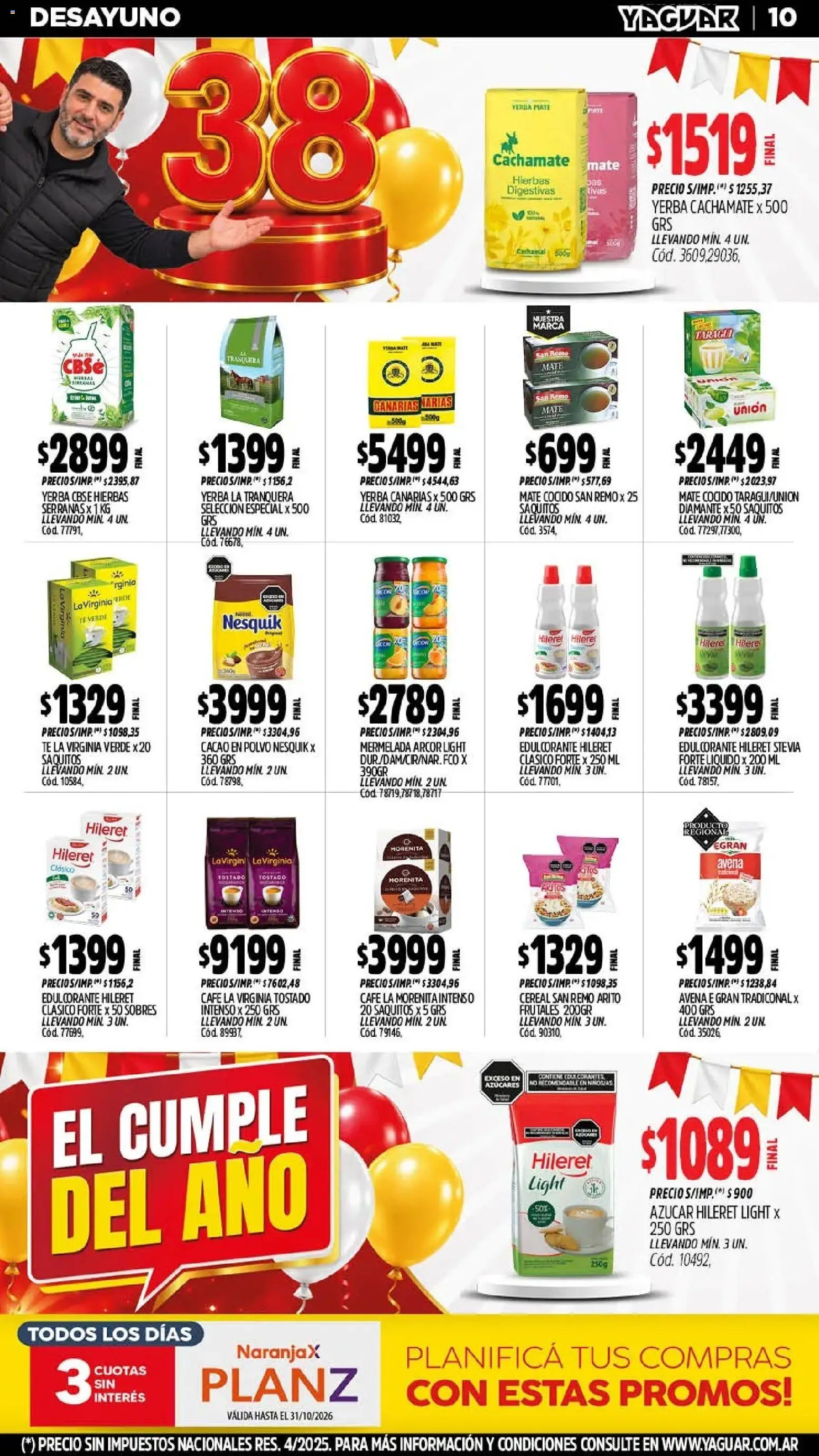 Yaguar - Oferta Semanal General Roca │ válido desde el 12/10/2026 | Página: 11