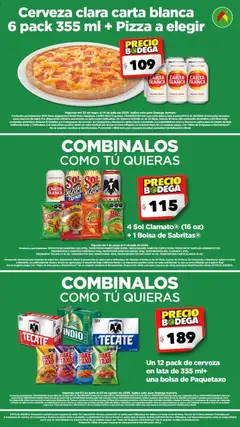 Vista previa de Bodega Aurrerá folleto Golazo, nuevo folleto de la tienda, válido en México a partir del 05/06/2026 | Página: 2 | Productos: Bolsa, Pizza, Cerveza, Despensa