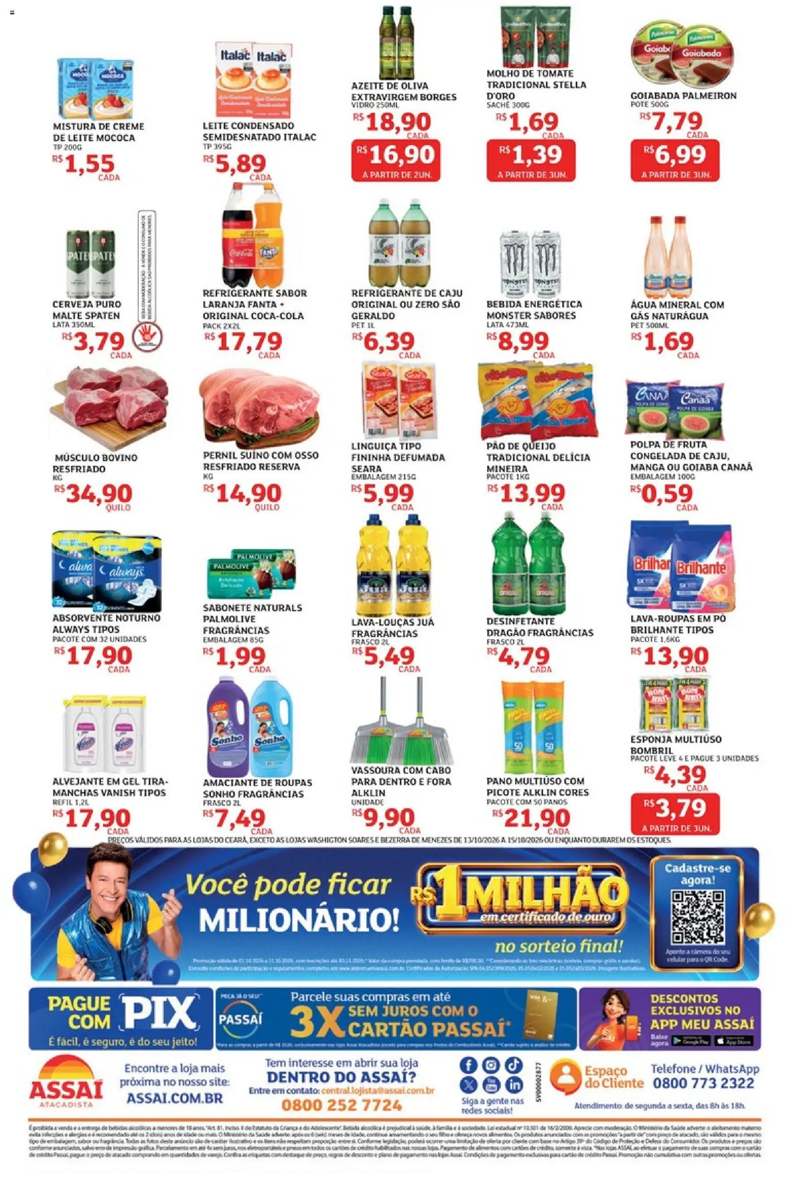 Assaí Atacadista Folheto - válido de 13/10/2026 | Página: 2