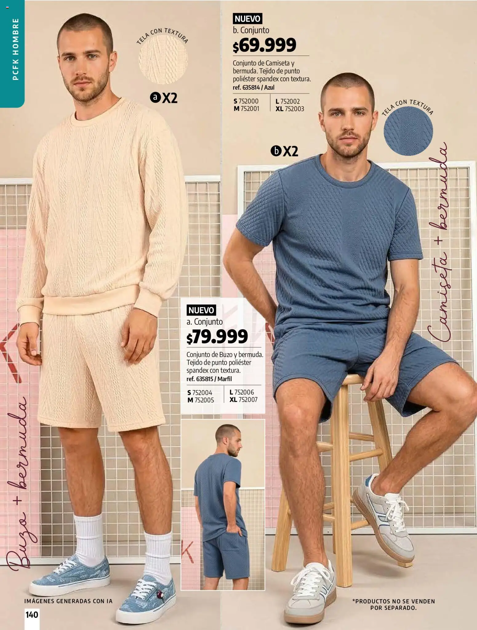 Pacifika revista - valida desde el 21/07/2026 | Página: 139 | Productos: Bermuda, Buzo, Camiseta, Conjunto