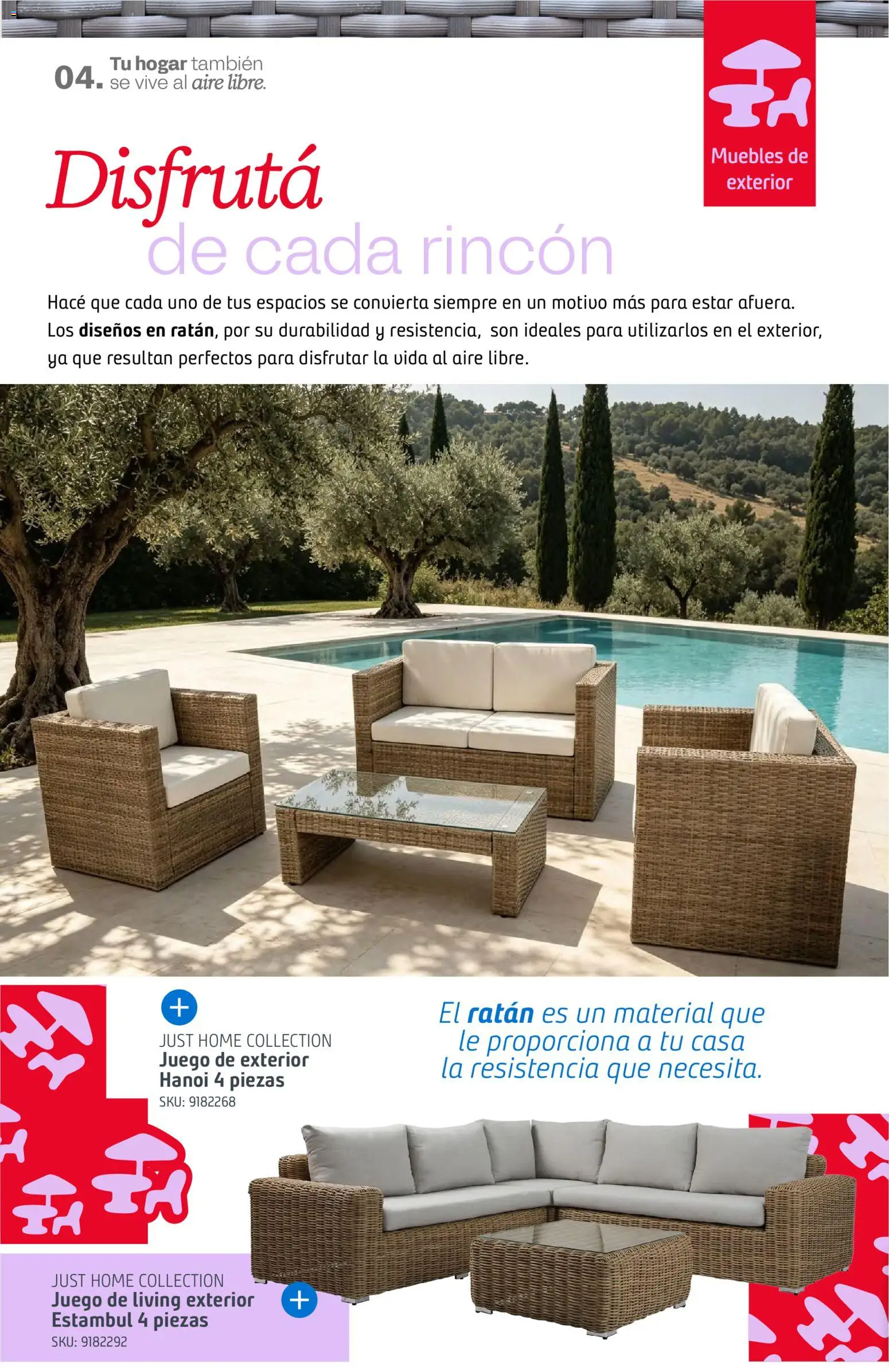 Sodimac - Catálogo Aire Libre │ válido desde el 14/09/2026 | Página: 4 | Productos: Living