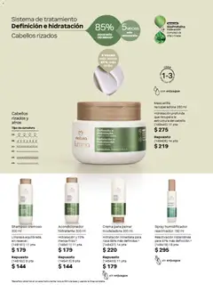 Vista previa de Natura campaña 14 2026, nuevo folleto de la tienda, válido en México a partir del 11/09/2026 | Página: 150 | Productos: Crema, Máscara, Brillo, Shampoo