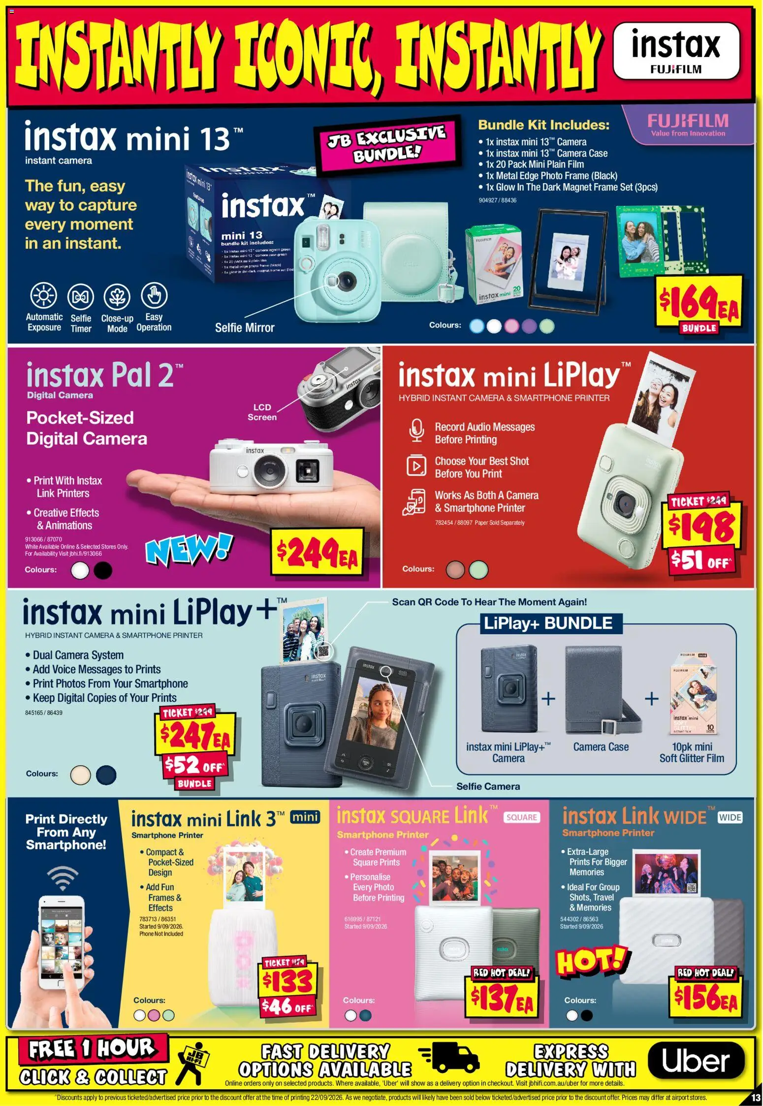 JB Hi-Fi catalogue - valid from 01/10/2026 | Page: 13 | Products: Printer, Camera, Case, Screen