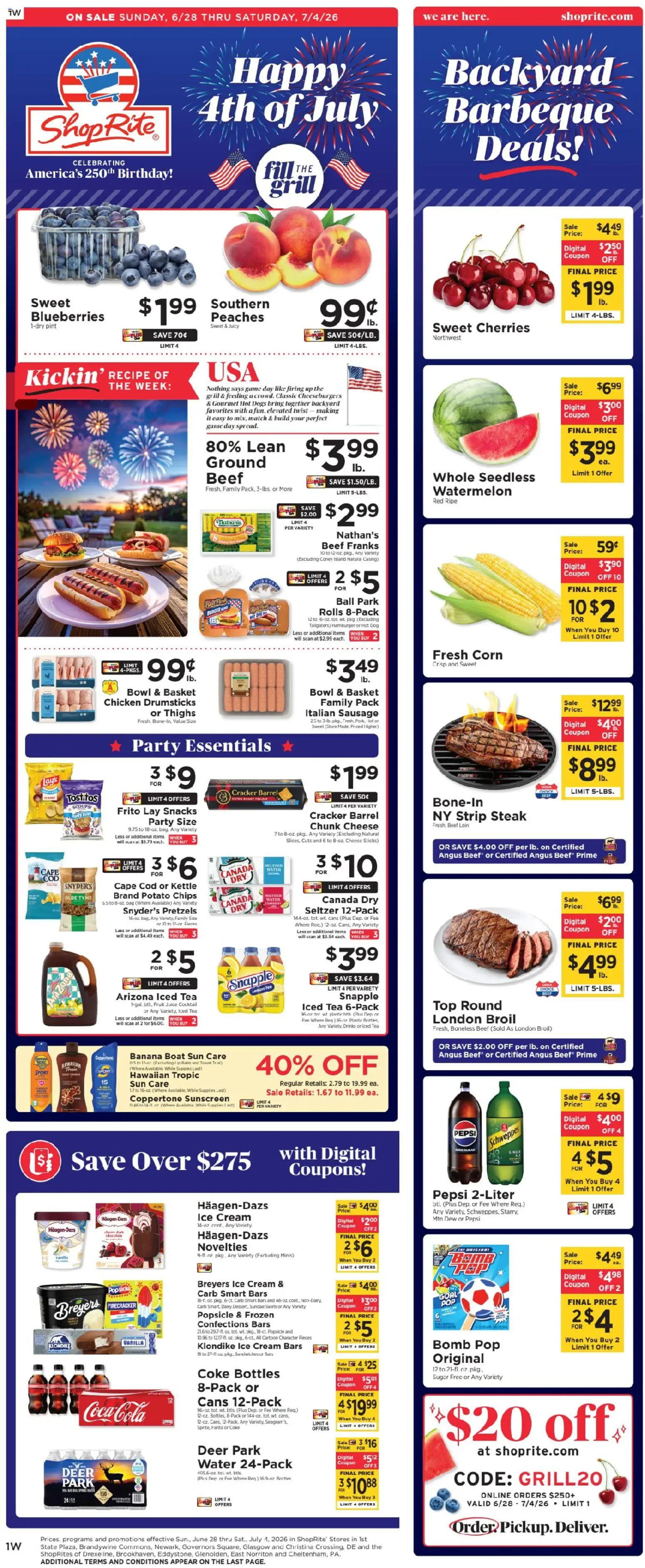 ShopRite Weekly Ad - valid from 06/25/2026 | Page: 1