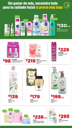 Vista previa de Bodega Aurrerá folleto Más productos y más ahorros, nuevo folleto de la tienda, válido en México a partir del 03/06/2026 | Página: 5 | Productos: Serum, Agua, Agua micelar, Jabón