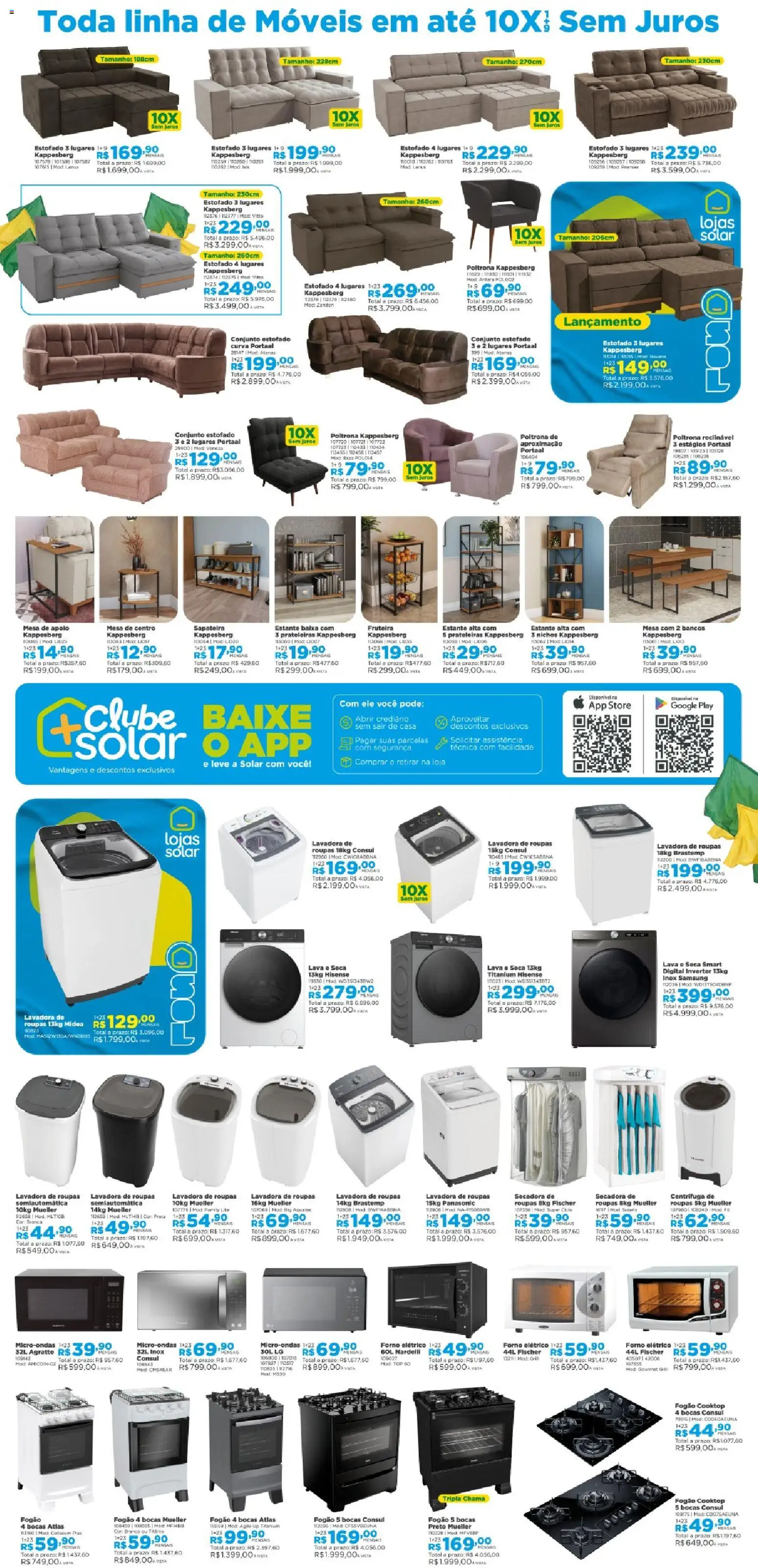 Lojas Solar Folheto - válido de 01.06.2026 | Página: 5 | Produtos: Fruteira, Mesa, Poltrona, Fogão 5 bocas