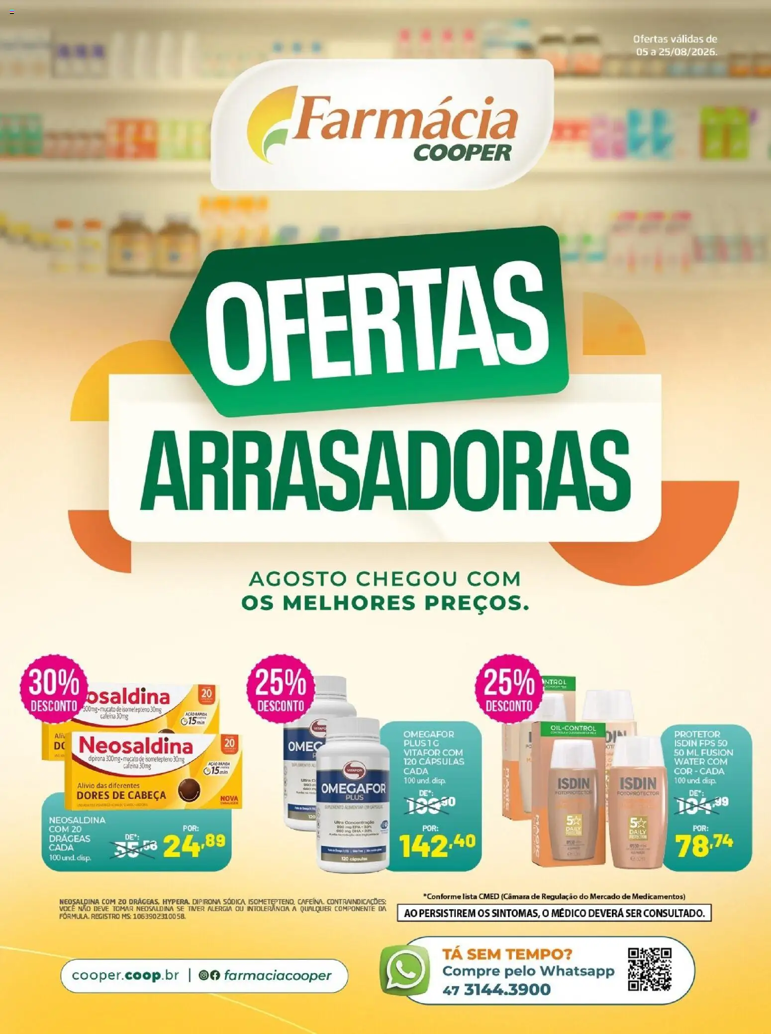 Cooper Folheto - válido de 05/08/2026 | Página: 1 | Produtos: Cápsulas