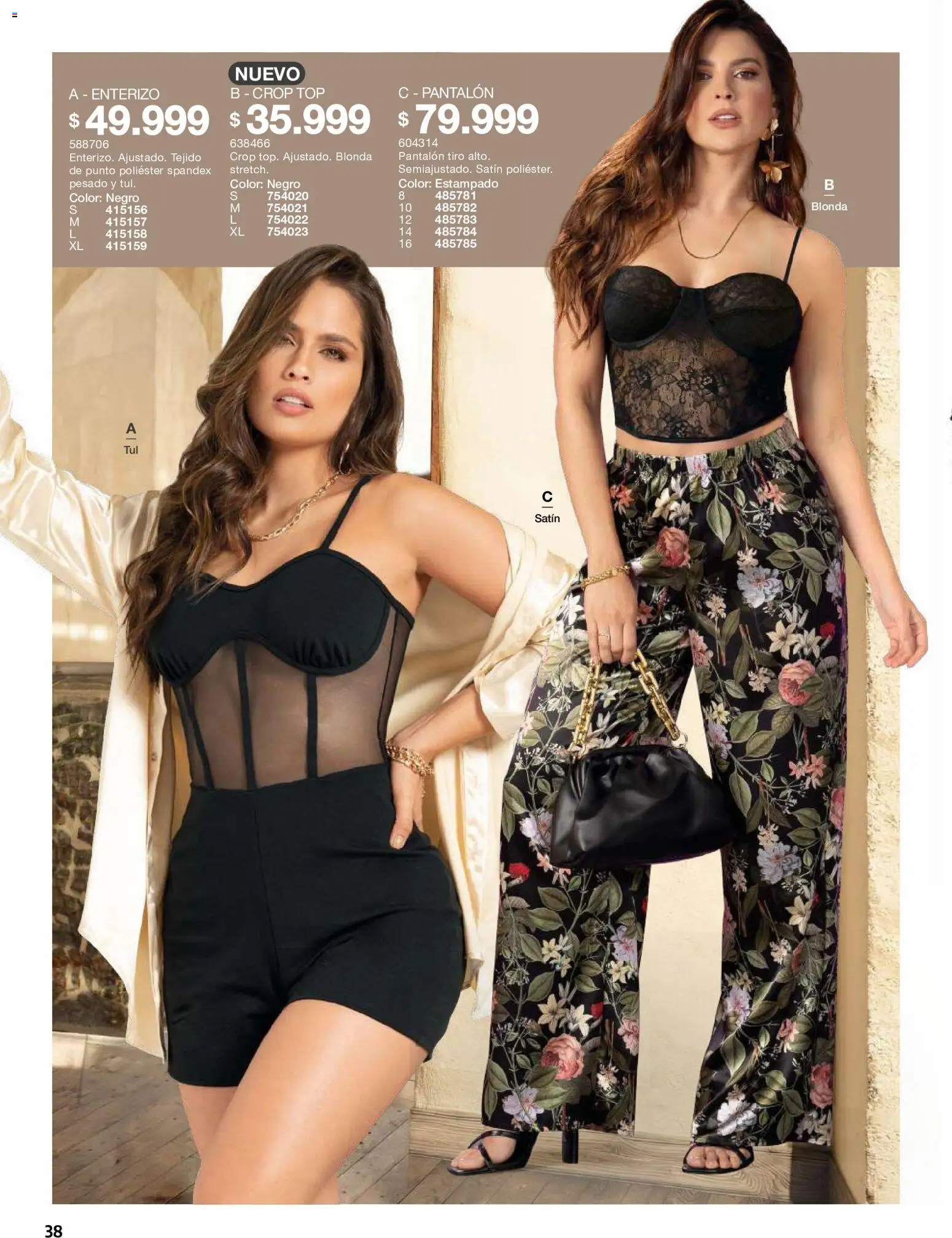 Carmel revista - valida desde el 11/08/2026 | Página: 38 | Productos: Top, Enterizo