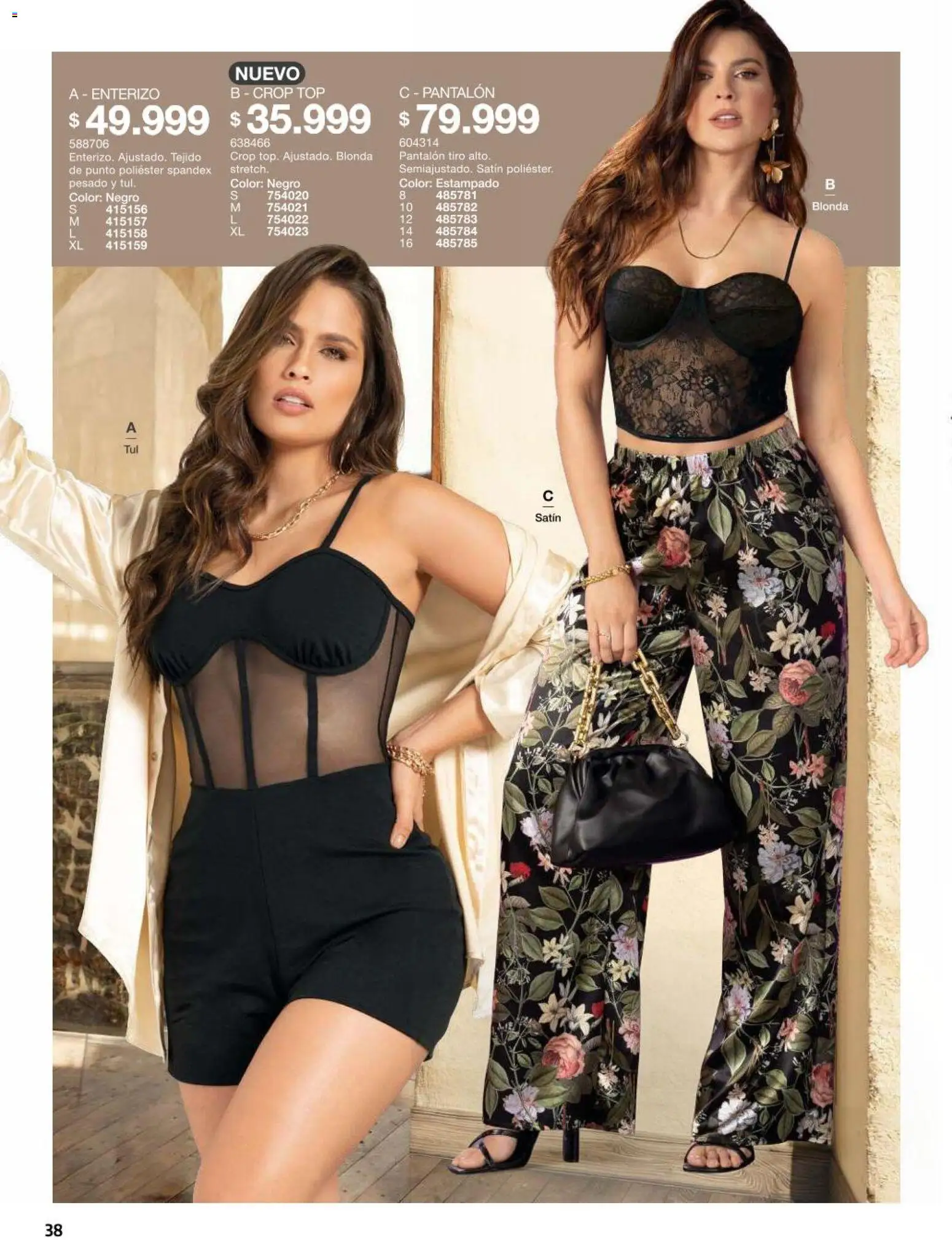 Carmel revista - valida desde el 11/08/2026 | Página: 38 | Productos: Top, Enterizo