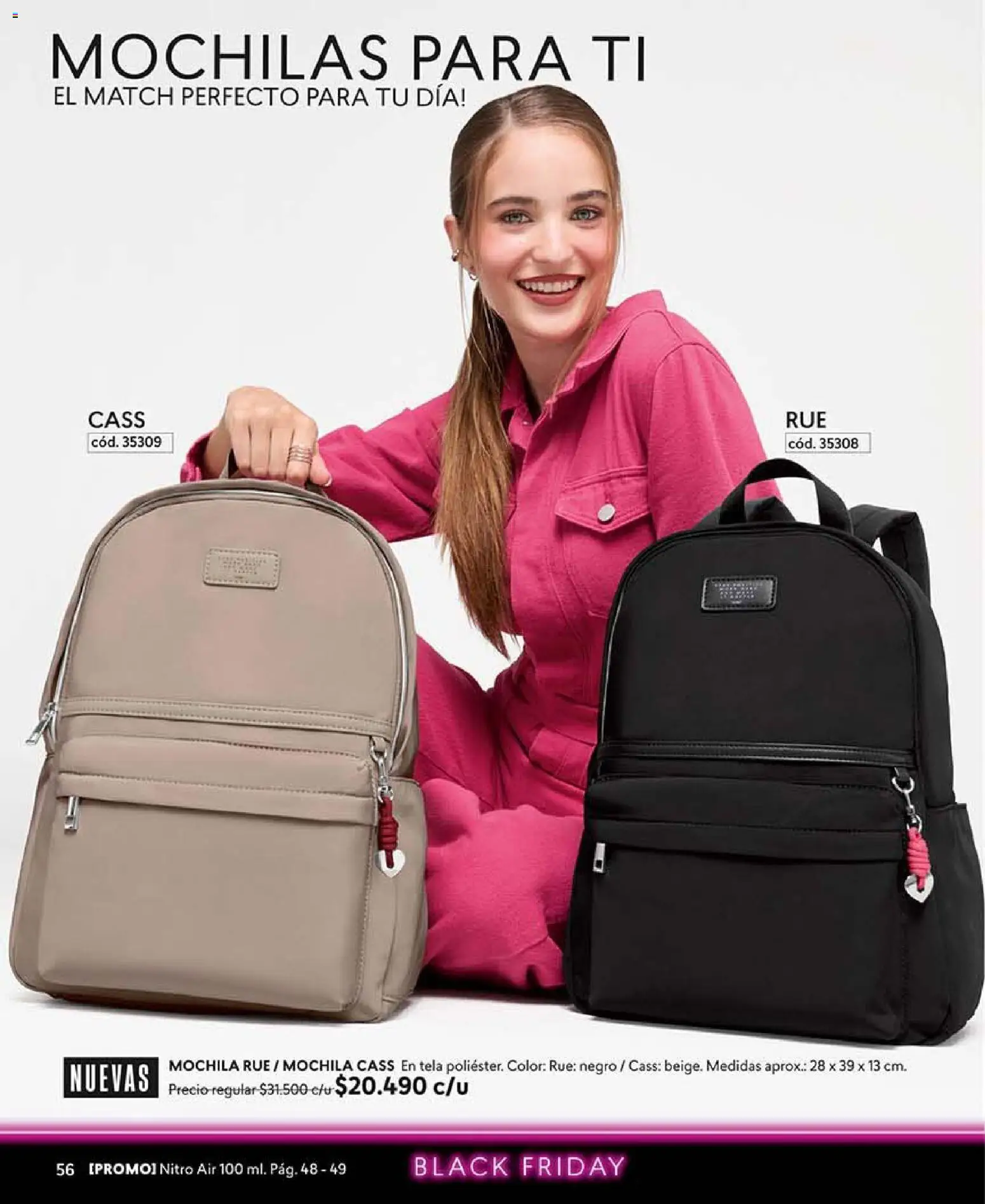 Catálogo CyZone Campaña 16 │ válido desde el 28.09.2026 | Página: 56 | Productos: Mochila