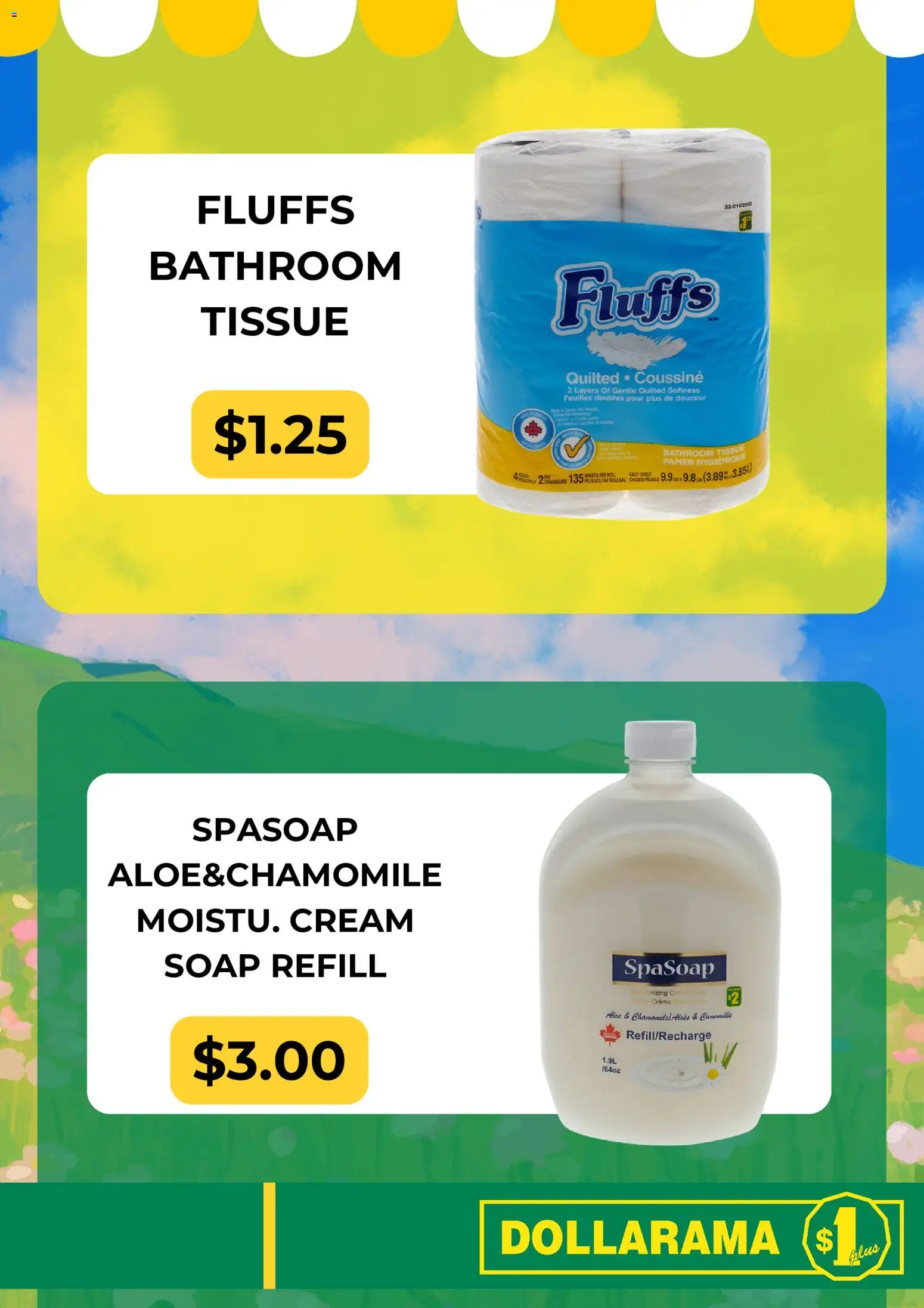 Dollarama flyer valid from Jul 22, 2026 | Page: 4 | Products: Cream, Soap