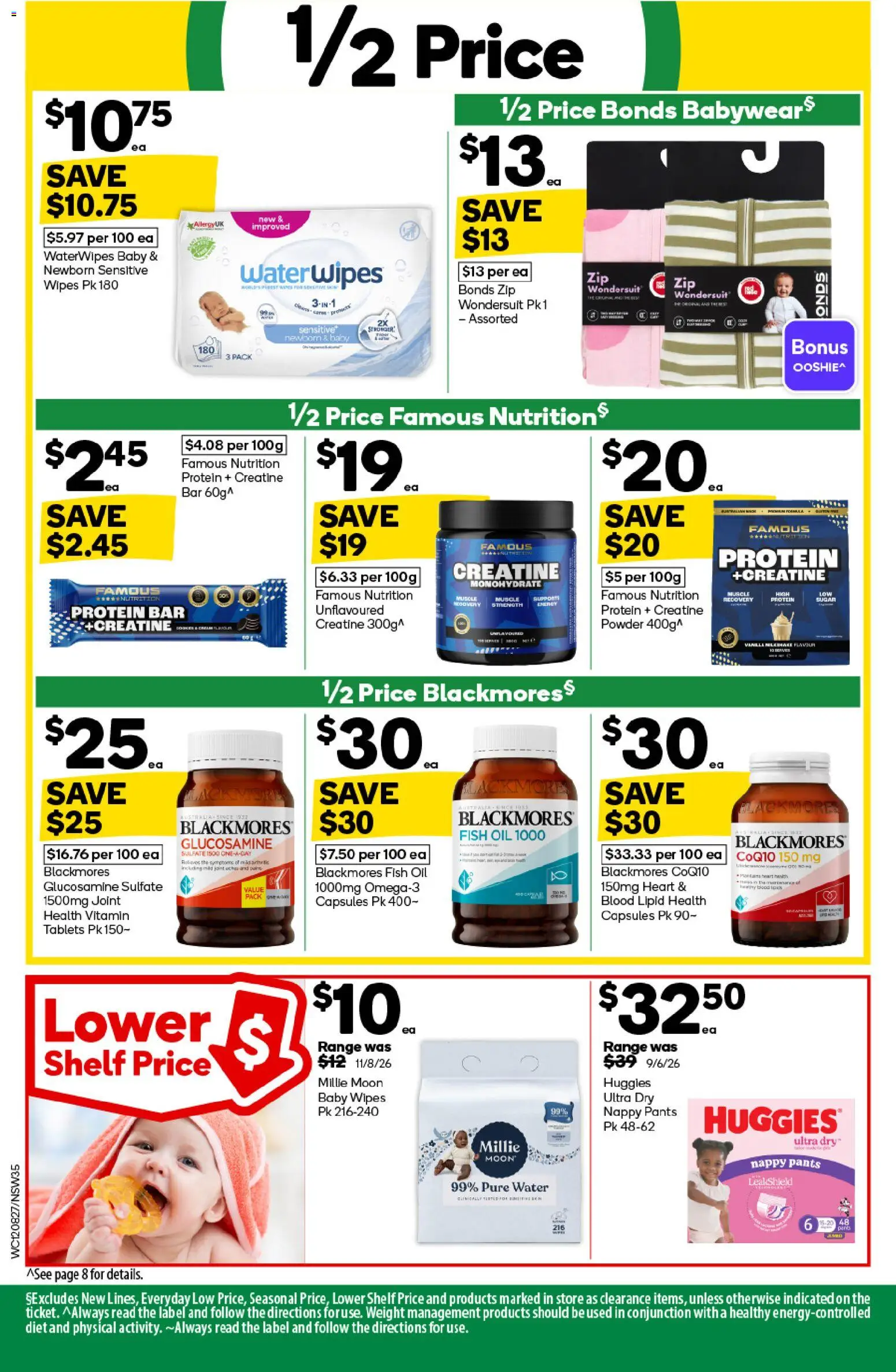 Woolworths catalogue - valid from 12/08/2026 | Page: 35 | Products: Shelf, Protein, Pants, Weight