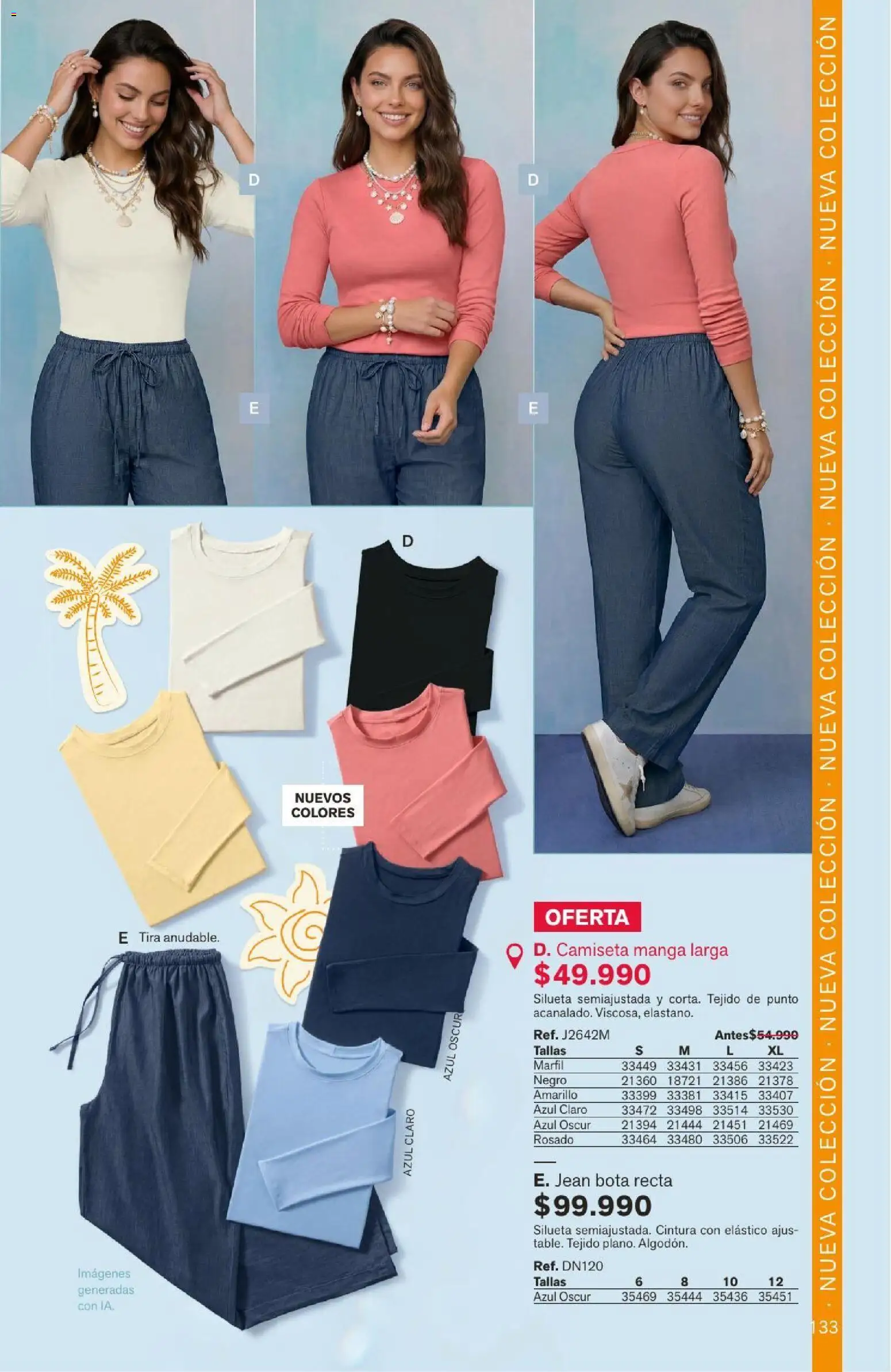 Leonisa revista - valida desde el 04/08/2026 | Página: 133 | Productos: Jean, Camiseta