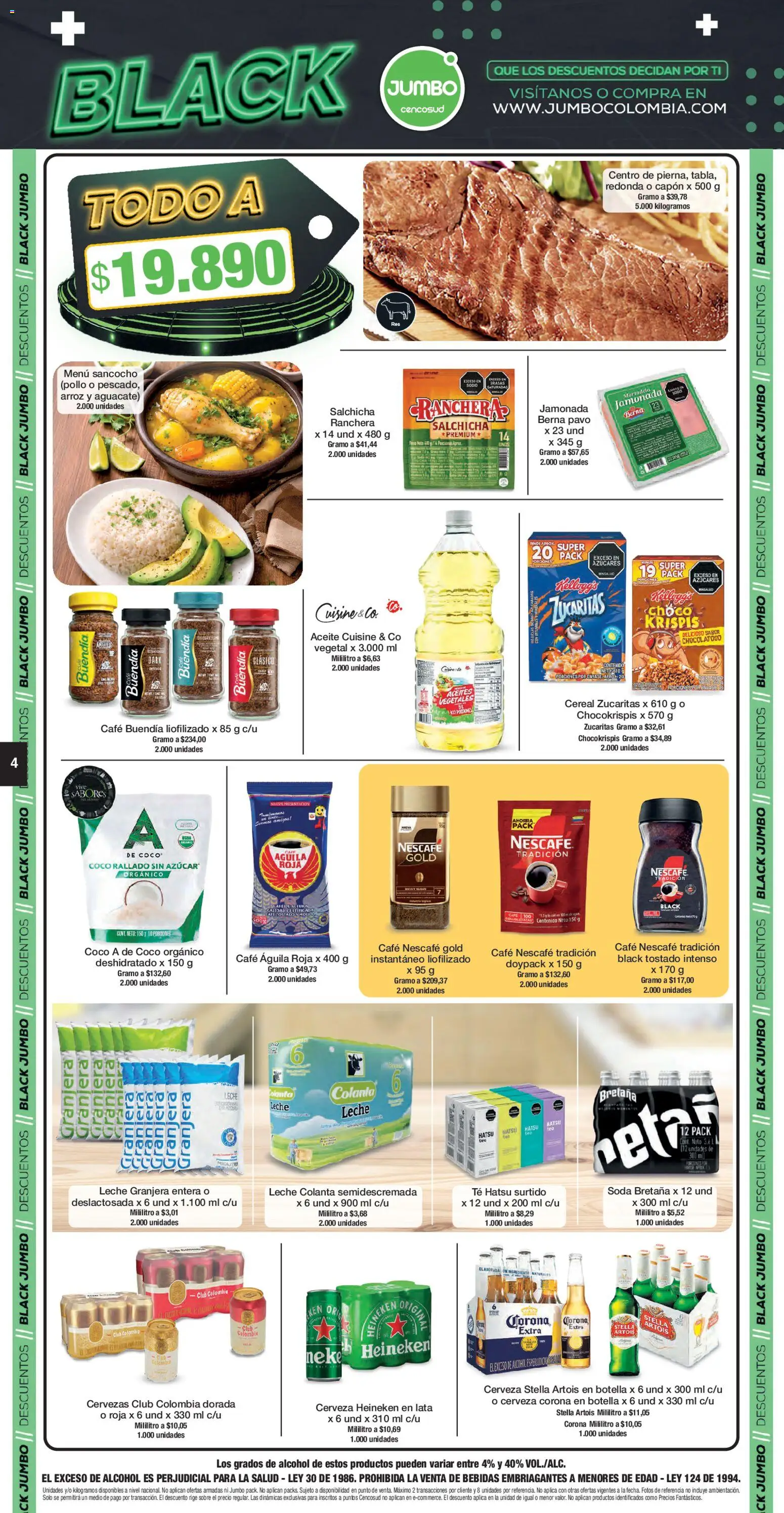 Jumbo revista - valida desde el 21.05.2026 | Página: 4 | Productos: Sobre, Soda, Leche, Aceite