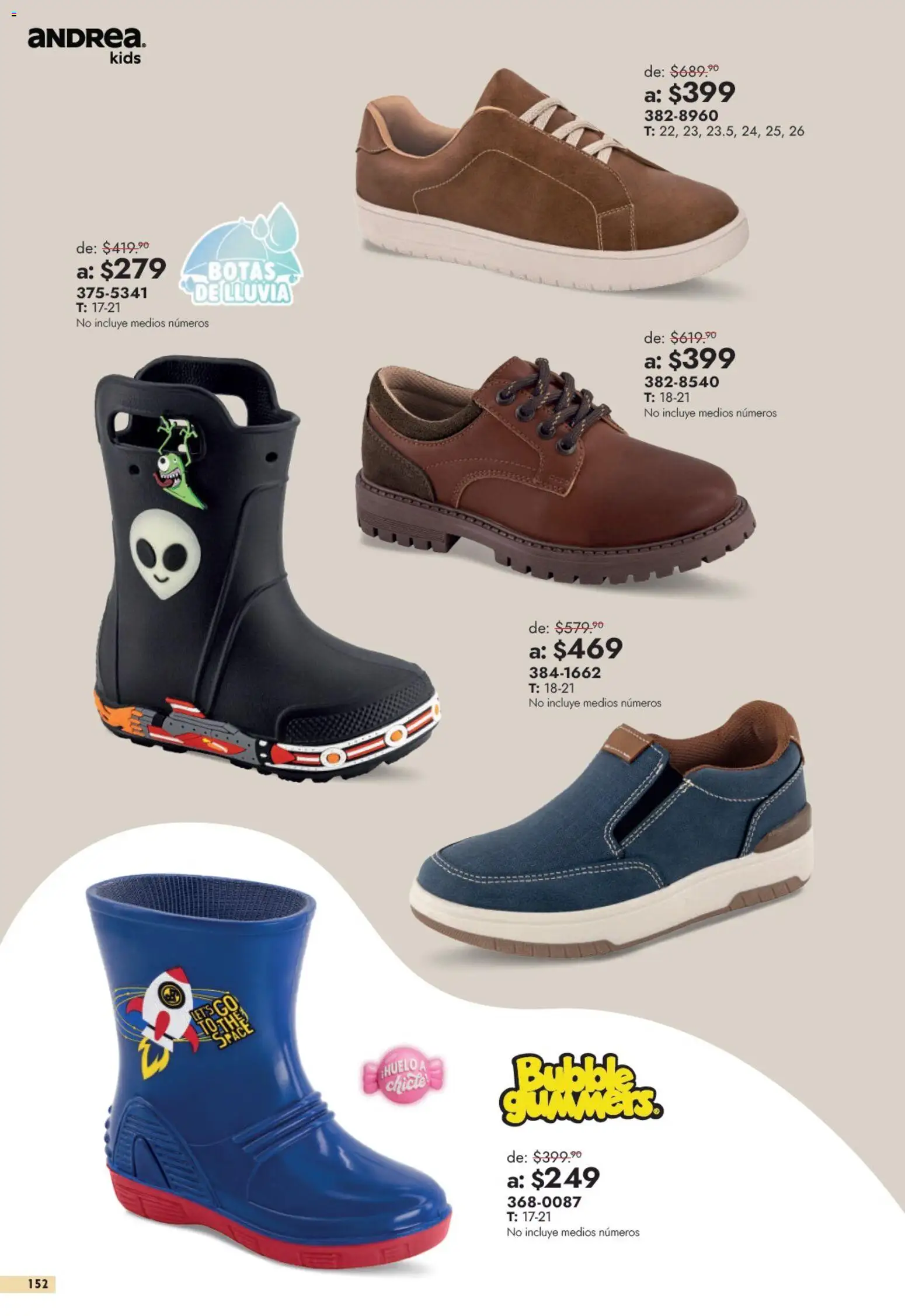 Nuevas ofertas de Andrea válidas en toda la República Mexicana desde el 13/09/2026. ¡Encuentra las mejores ofertas en Andrea catálogo Outlet! | Página: 152 | Productos: Botas