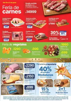 Vista previa Vea - Fin de semana de Ahorro válido desde el 19/06/2026 | Página: 4 | Productos: Pollo, Budín, Pimiento, Jamón