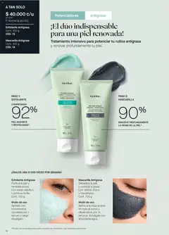 Yanbal - Catálogo C11/2026 -  Vista previa de la revista de la tienda Yanbal valido desde el 10/10/2026 | Página: 18 | Productos: Antigrasa, Sobre, Mascarilla, Carbón