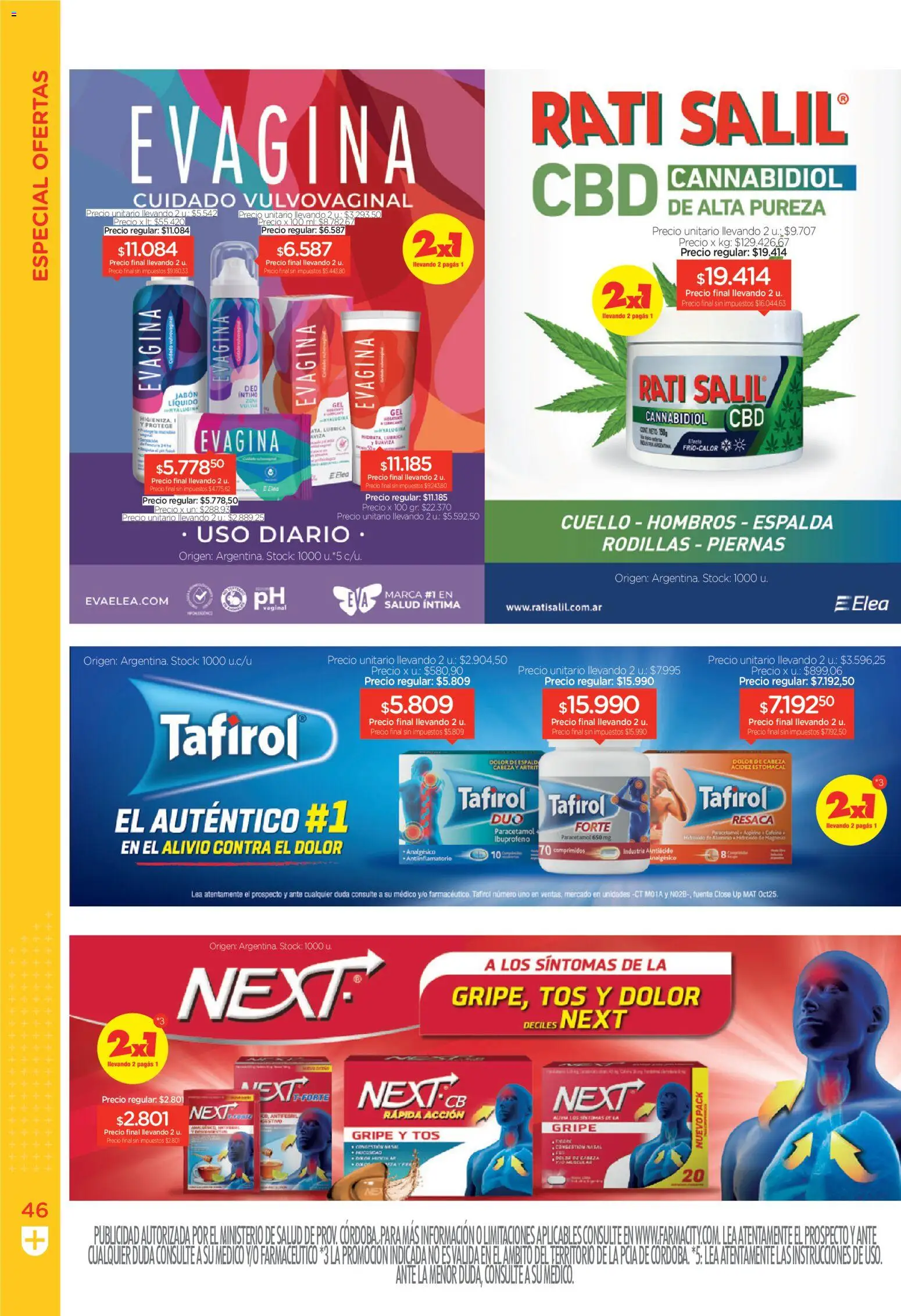 Farmacity catálogo │ válido desde el 02.06.2026 | Página: 46 | Productos: Jabón, Analgésico, Antiácido, Antiinflamatorio