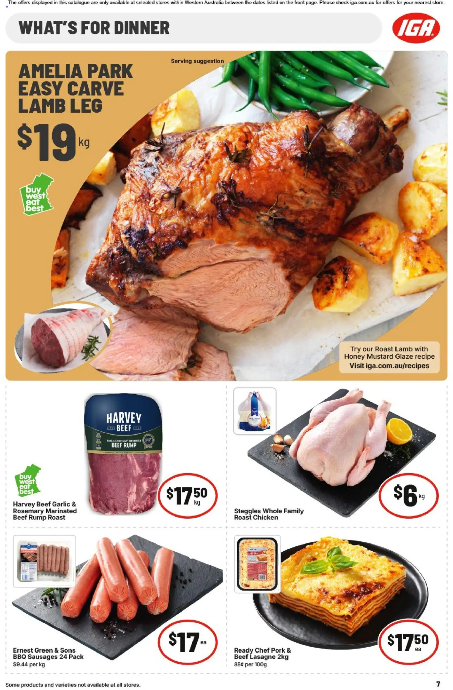 IGA catalogue - valid from 20.05.2026 | Page: 8 | Products: Honey, Lamb, Mustard, Beef